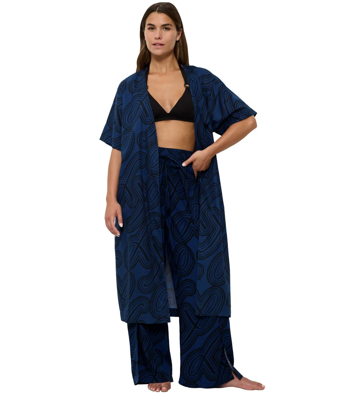 Tunique Beach Mywear Tunic Robe 01 - Dark Combination - Image 7