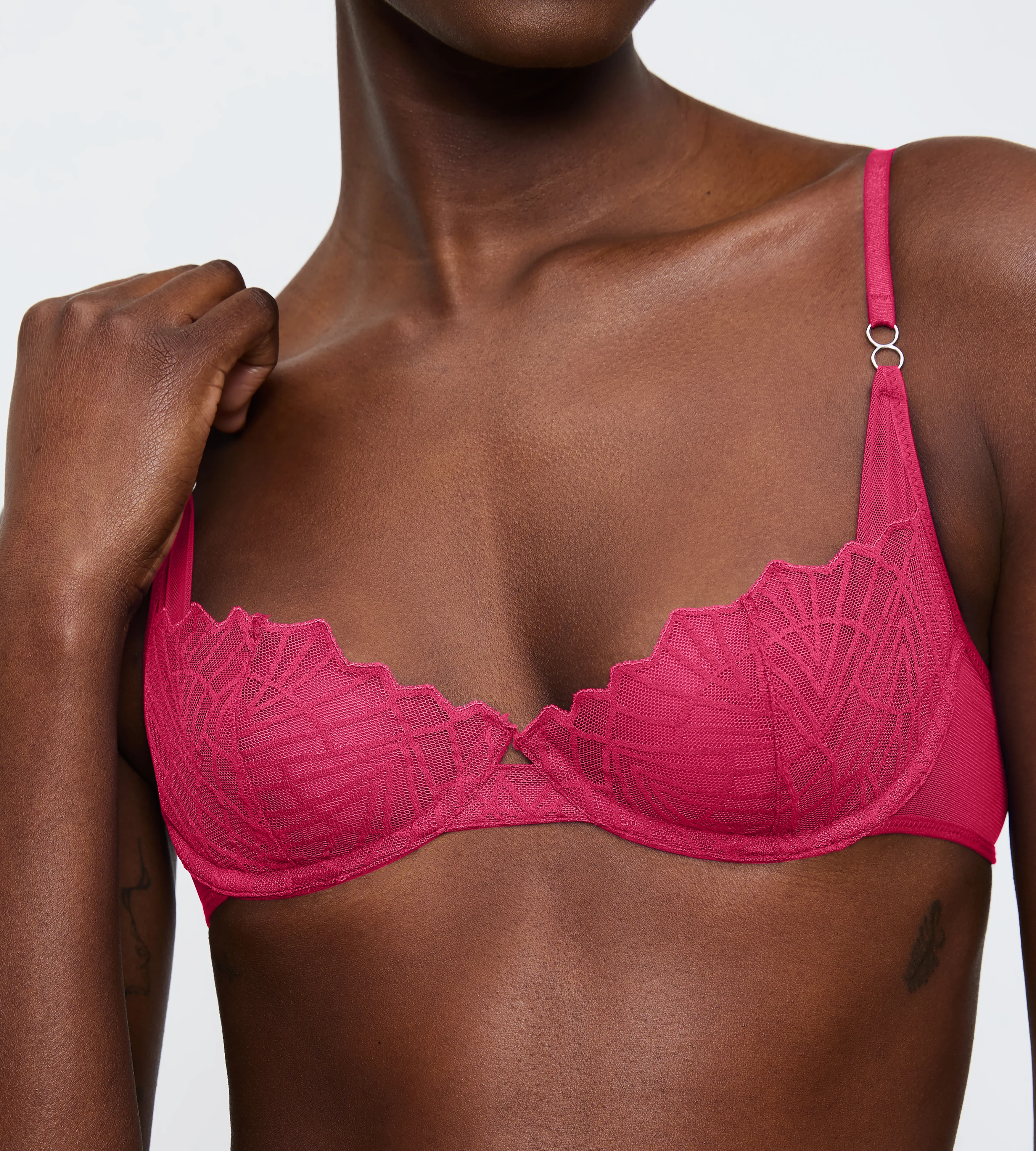 Soutien-Gorge Balconnet Aa That Night In Vegas Wh - Flashy Pink - Image 3