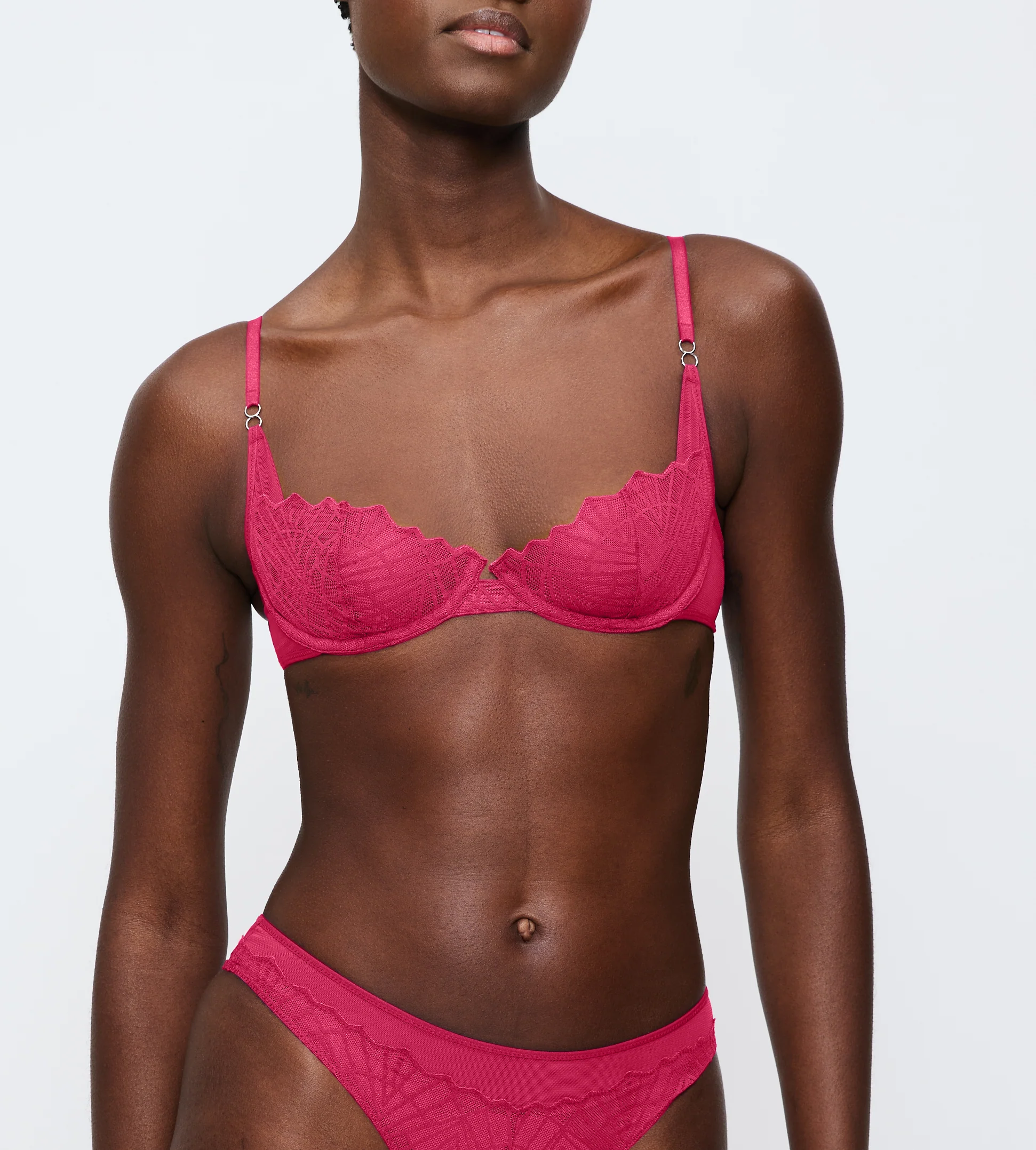 Soutien-Gorge Balconnet Aa That Night In Vegas Wh - Flashy Pink - Image 4