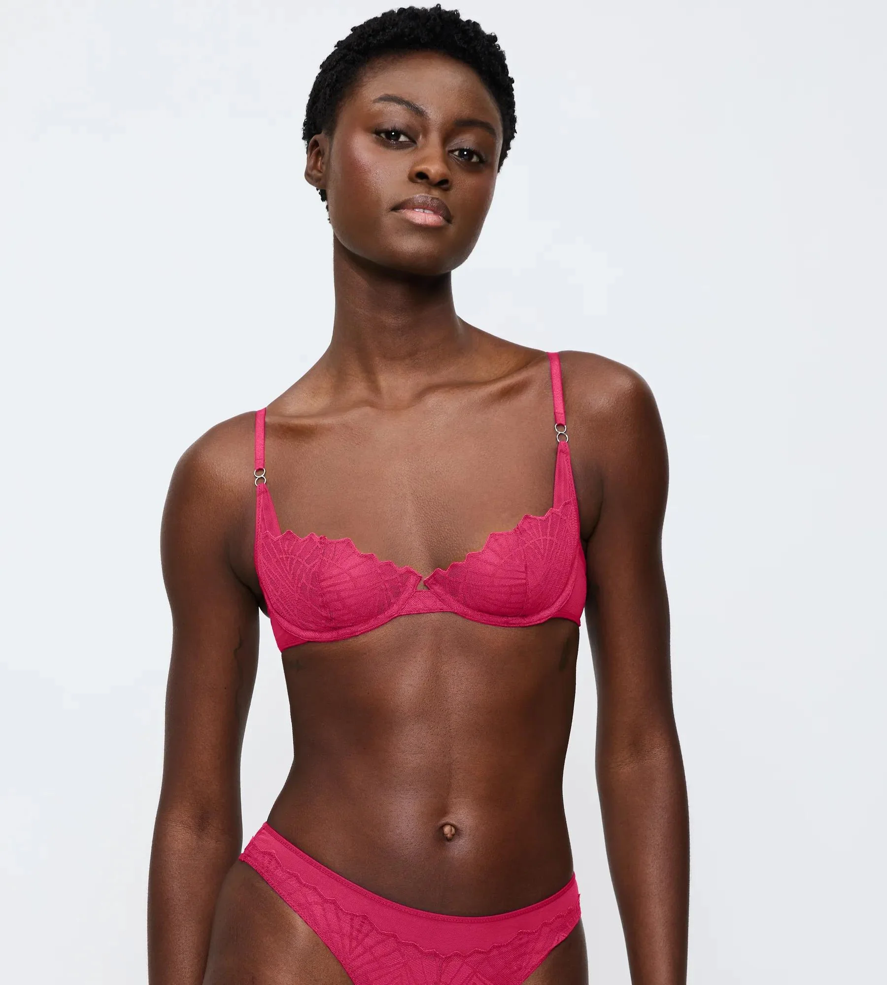 Soutien-Gorge Balconnet Aa That Night In Vegas Wh - Flashy Pink - Image 6
