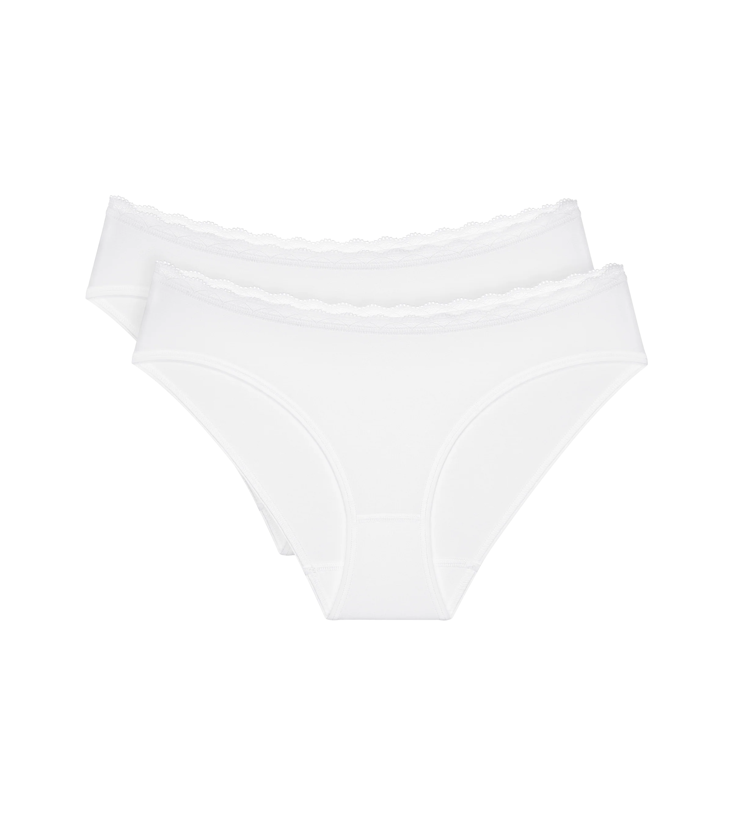 Slip Échancré Lot De 2 Feel Of Cotton Tai 2P - White - Image 6