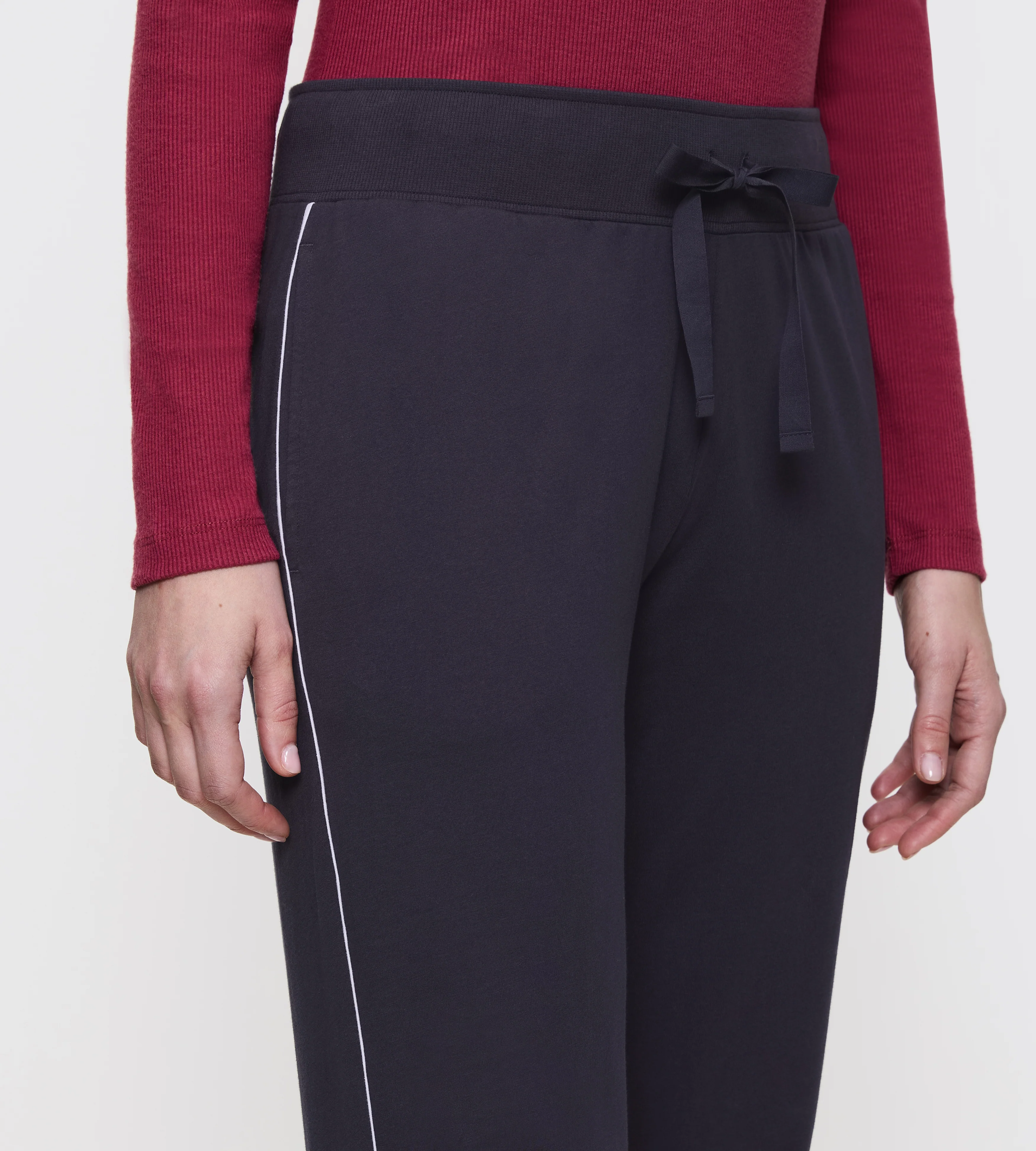 Pantalon De Pyjama Mix & Match Trousers Jersey 03 X - Ink Gray - Image 3