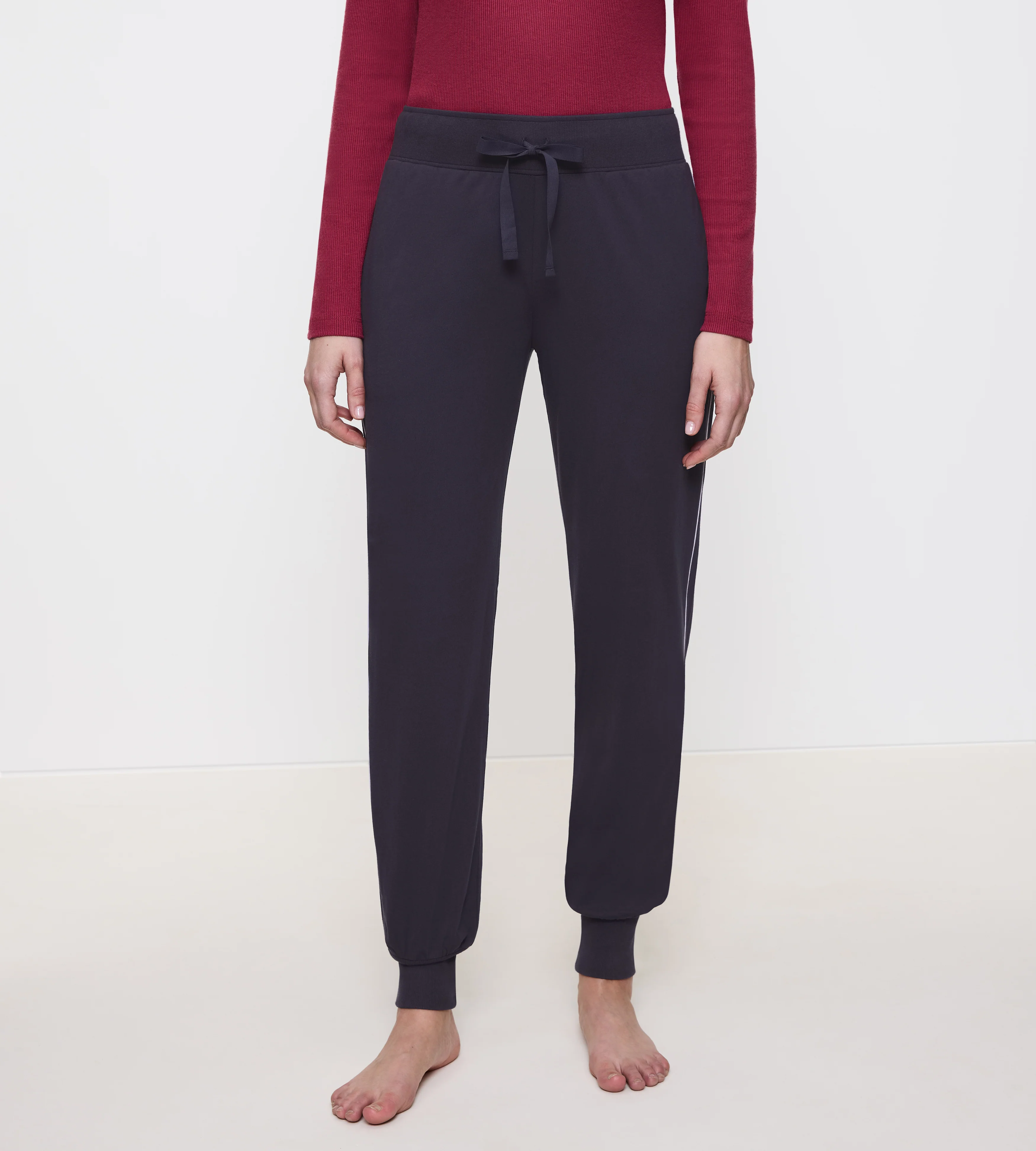 Pantalon De Pyjama Mix & Match Trousers Jersey 03 X - Ink Gray - Image 4