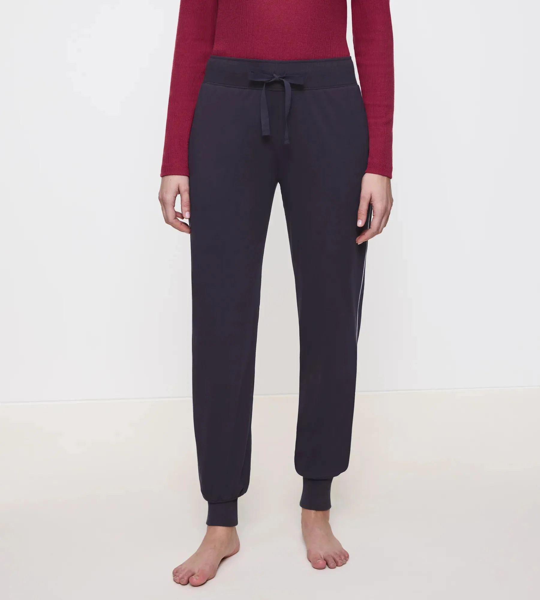 Pantalon De Pyjama Mix & Match Trousers Jersey 03 X - Ink Gray - Image 6