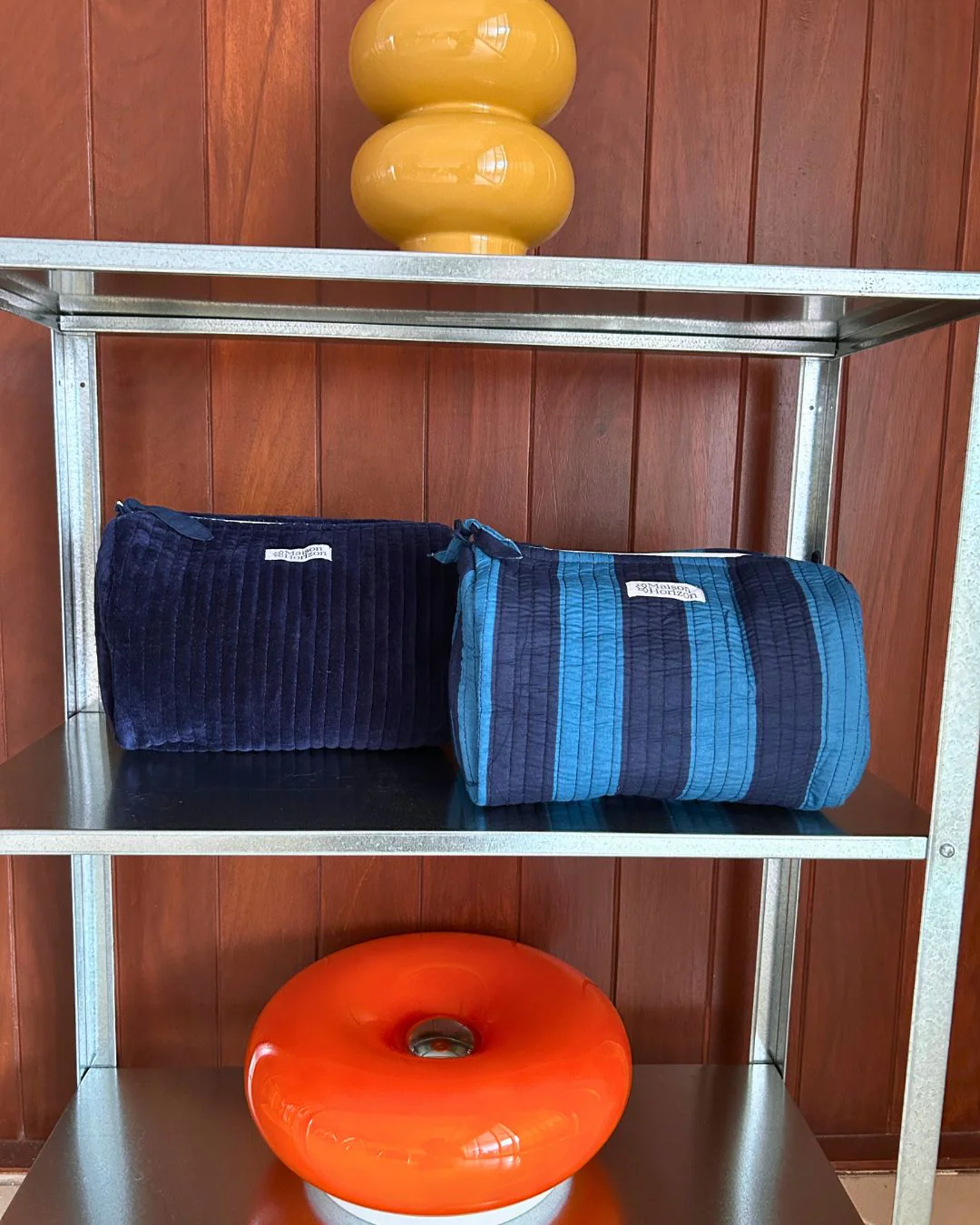 Trousse De Toilette Banita - Rayures Ultra Bleu - Image 2