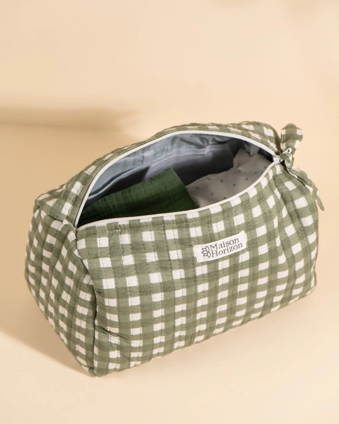 Trousse Banita - Vichy Kaki - Image 2