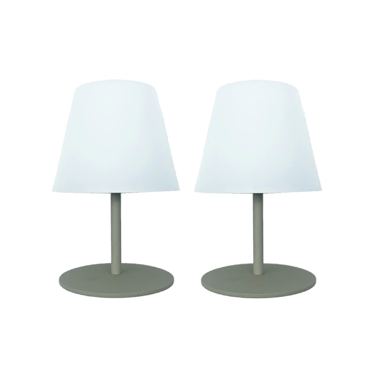 Lampe De Table Sans Fil - Twins Olive - Image 4