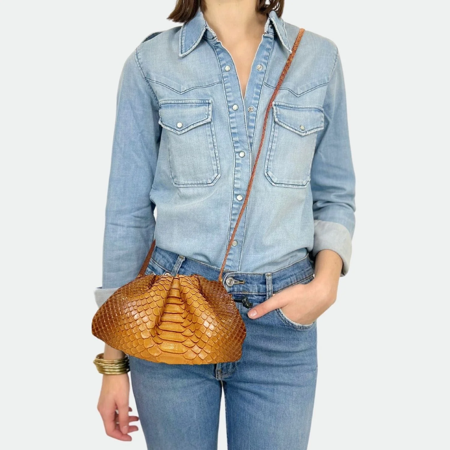 Pochette Python - Uniq Baby Mandarin - Image 3