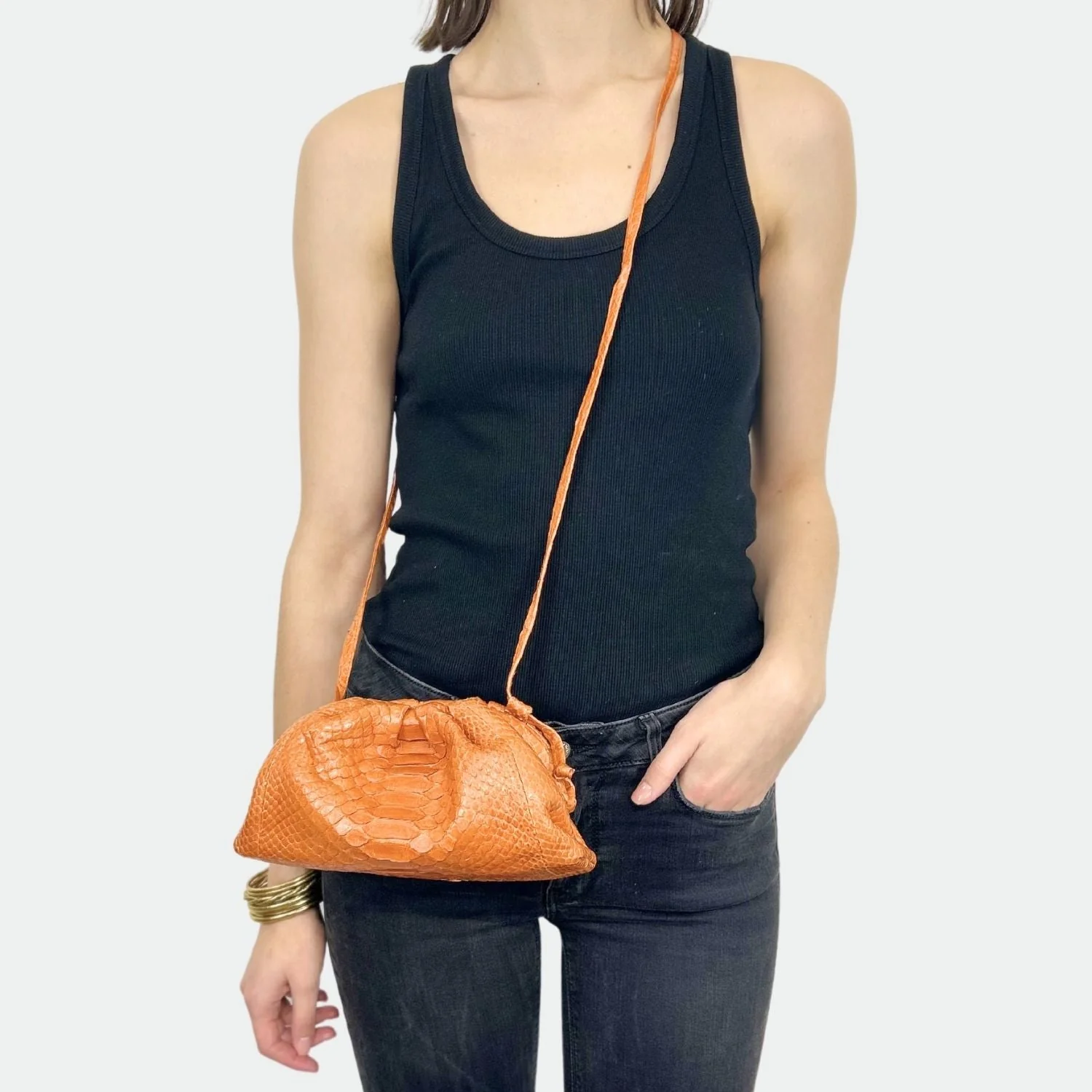 Pochette Python - Uniq Baby Orange - Image 3