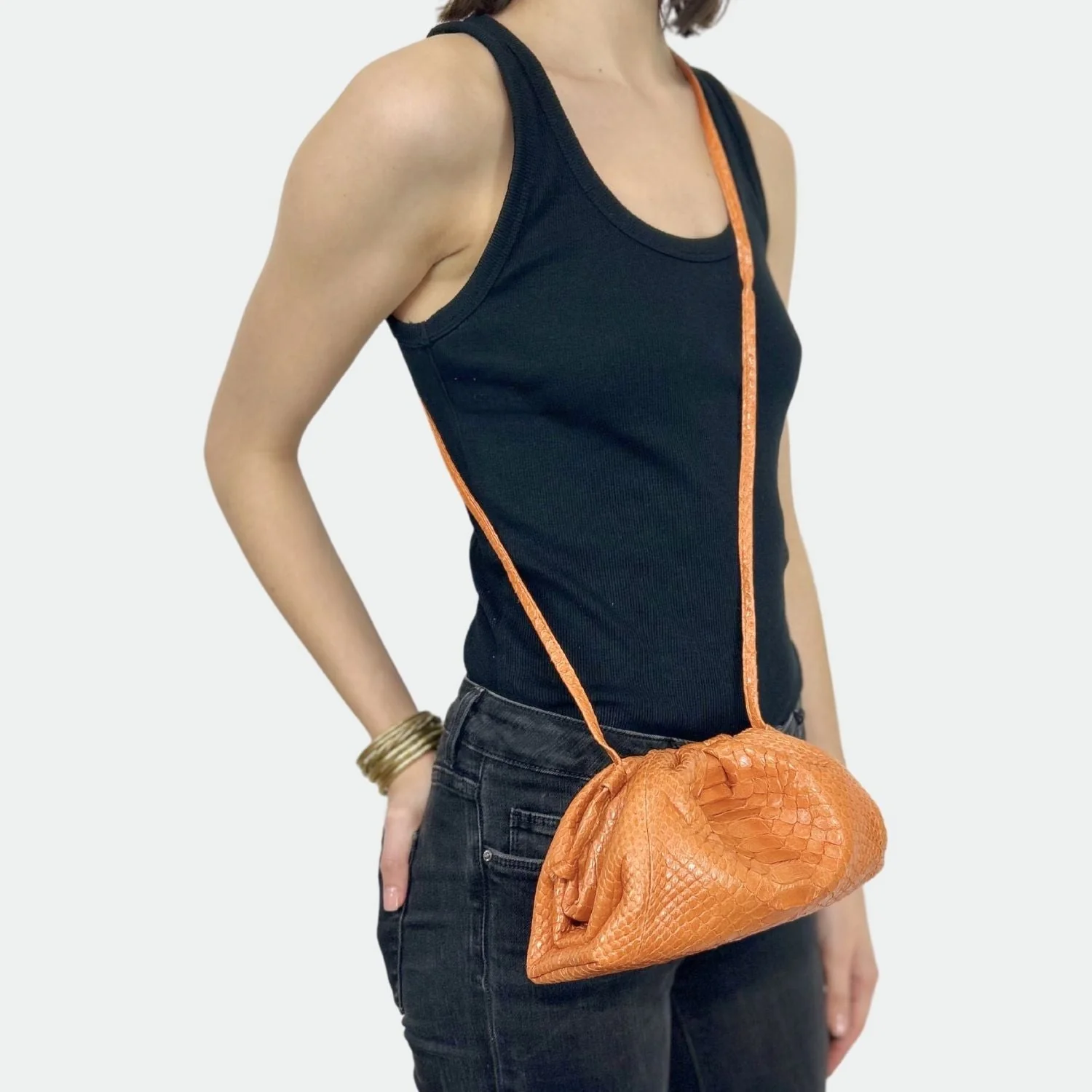 Pochette Python - Uniq Baby Orange - Image 4