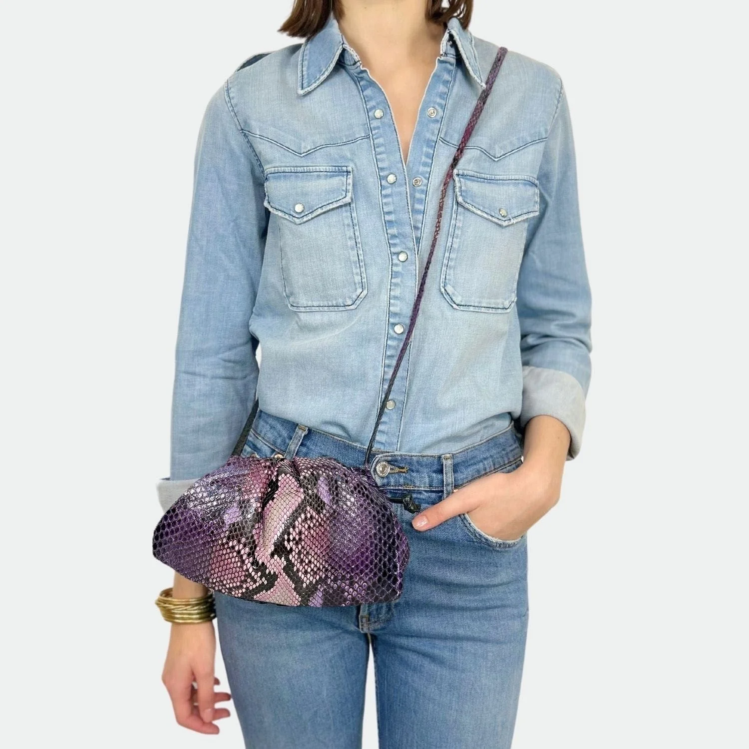 Pochette Python - Uniq Baby Violette - Image 3