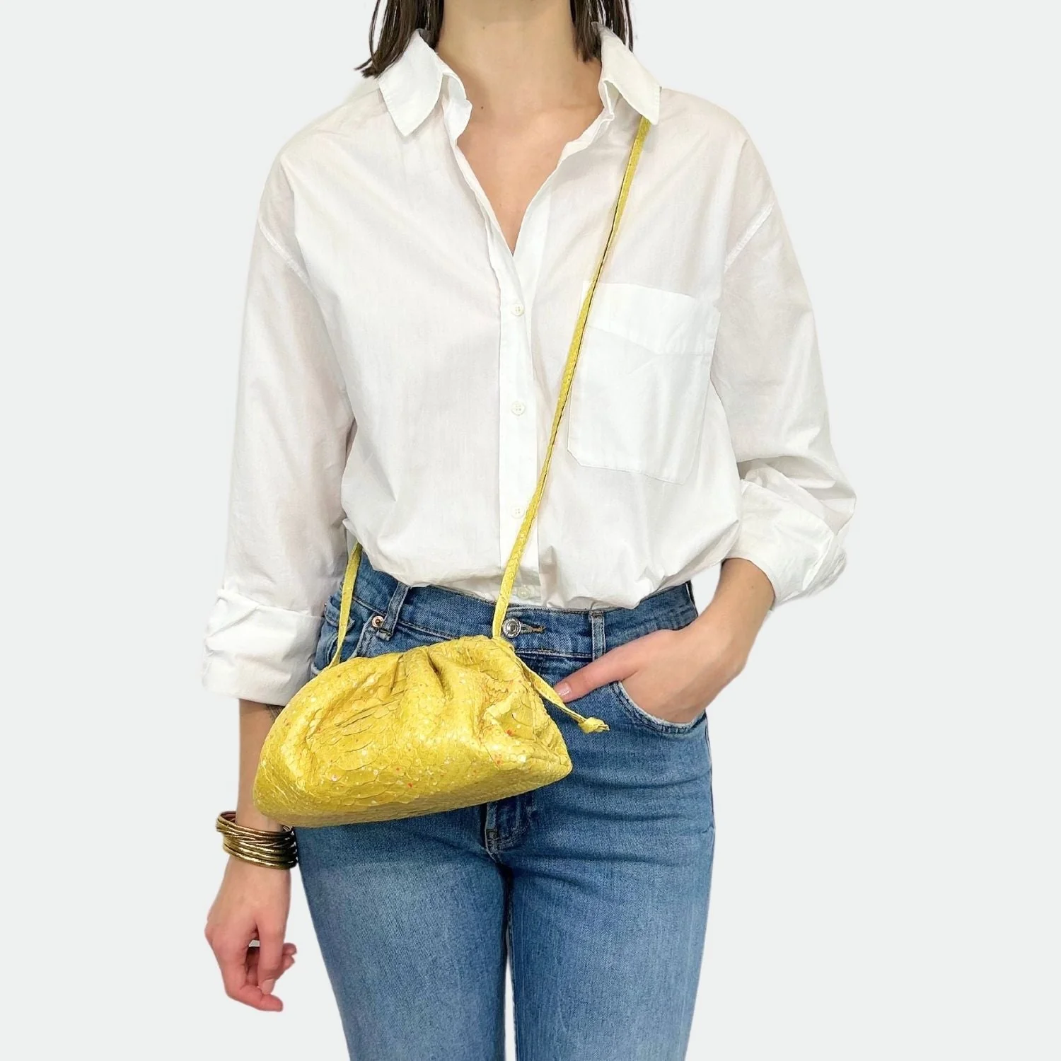 Pochette Python - Uniq Baby Yellow Paint - Image 3