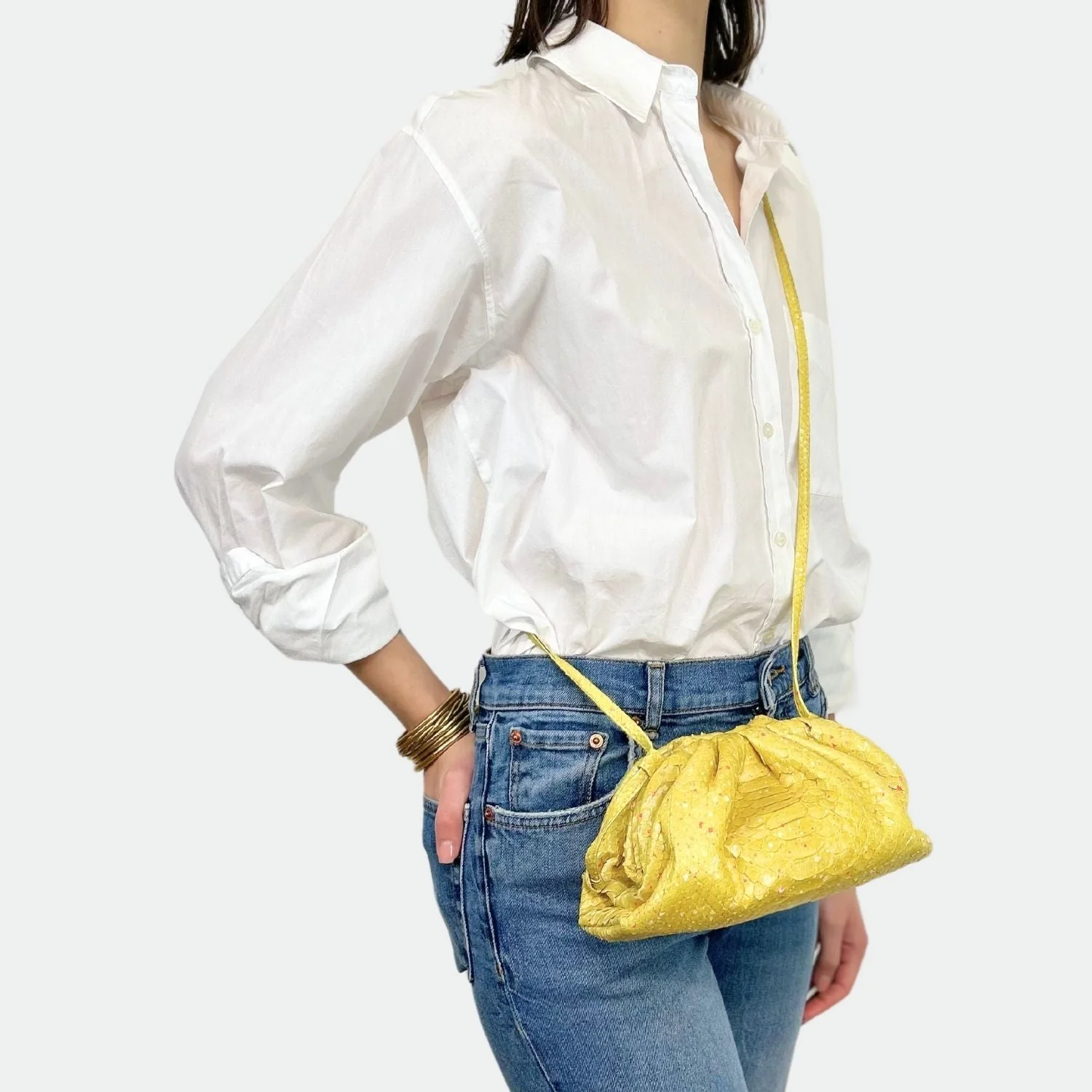 Pochette Python - Uniq Baby Yellow Paint - Image 4