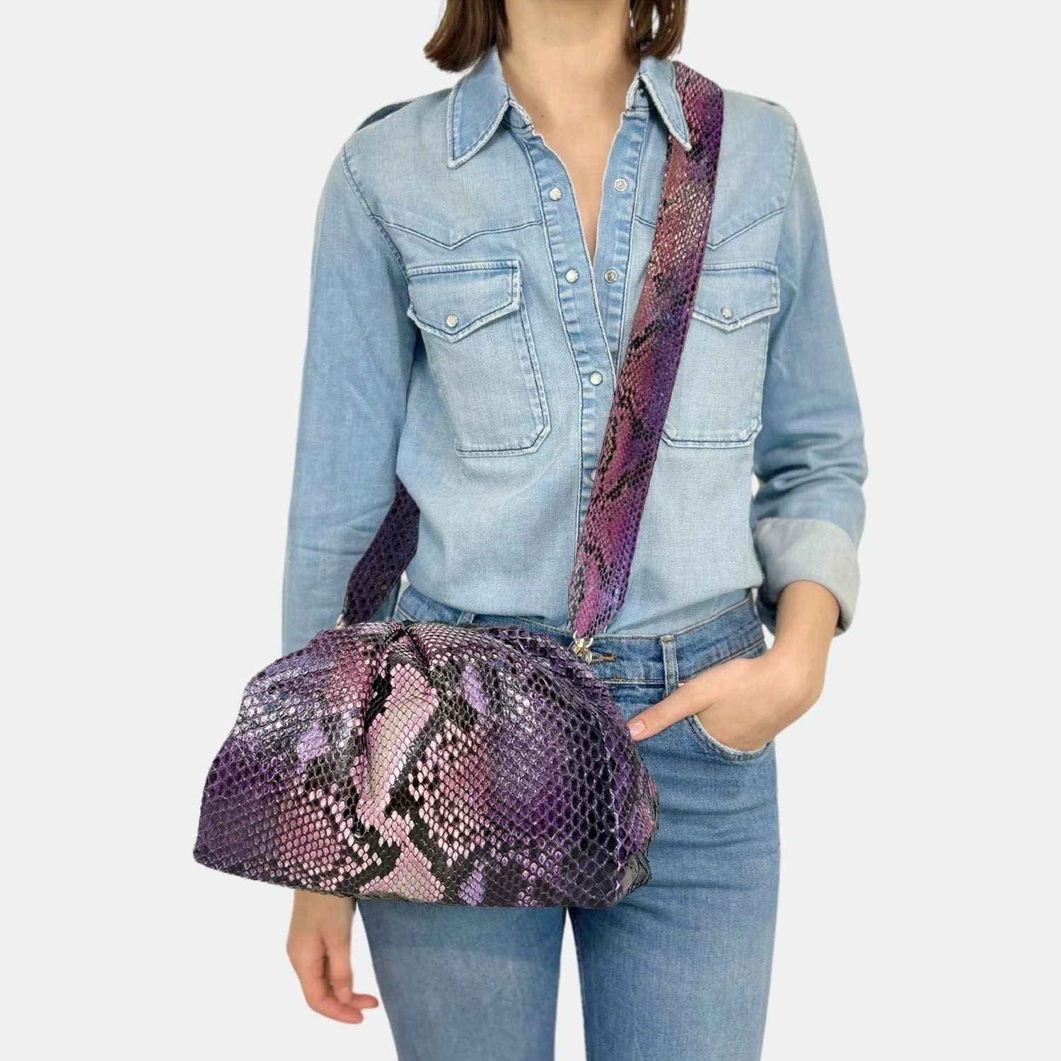 Pochette Python - Uniq Big Violette - Image 4