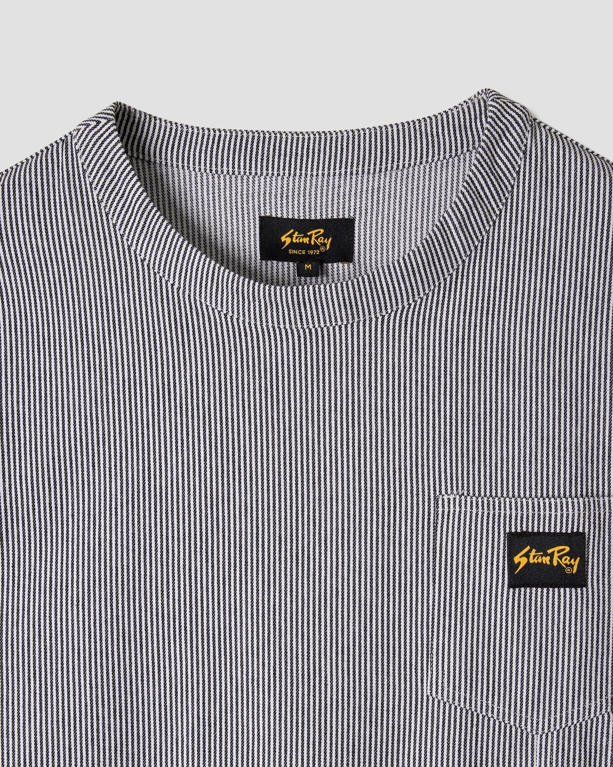 Utility Painter Tee - Aged Hickory Stripe - Image 3