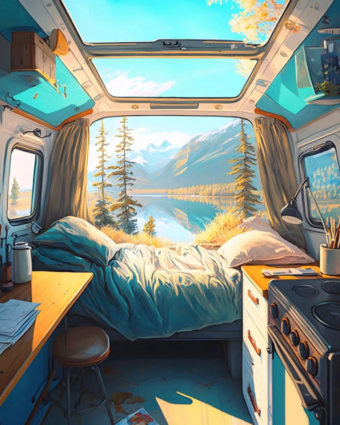 Puzzle 1000 Pièces - Van Life - Image 3