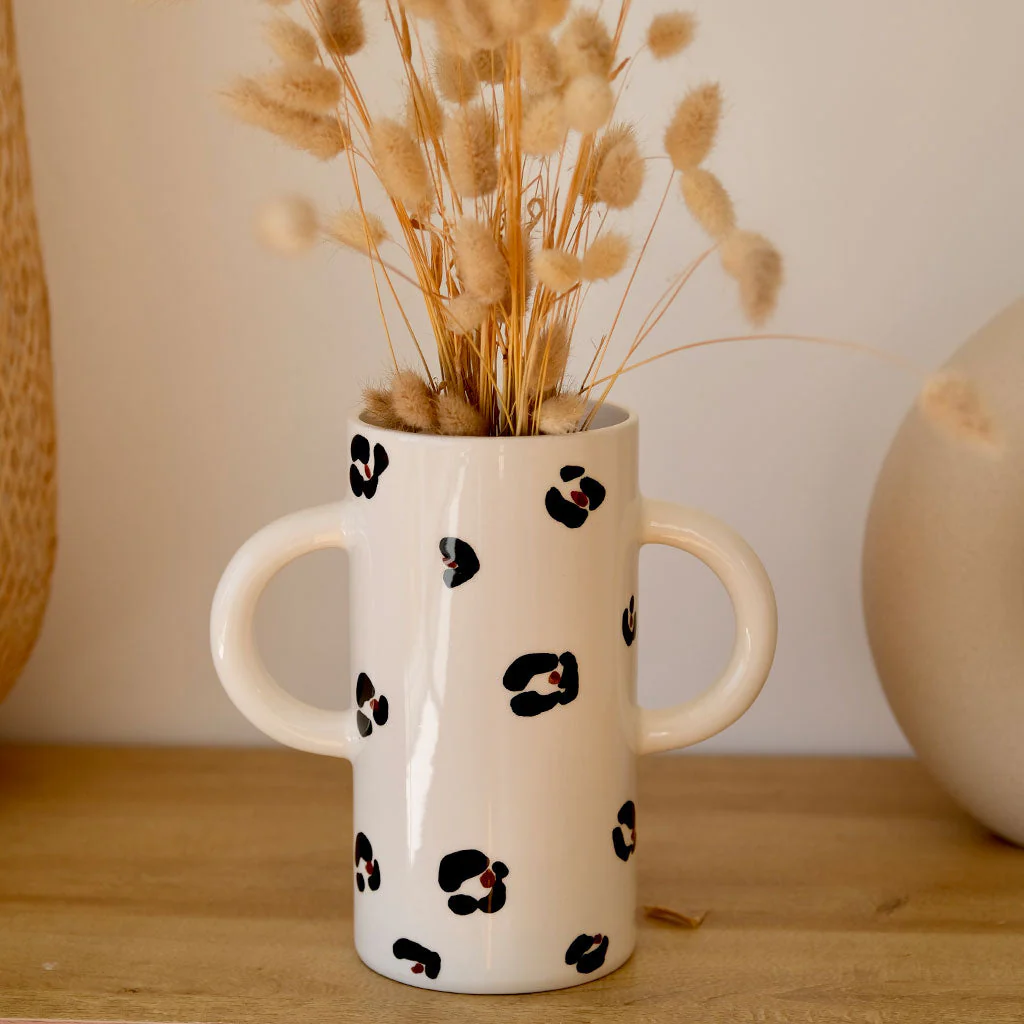 Vase En Céramique Mediterranea - Léopard - Image 5
