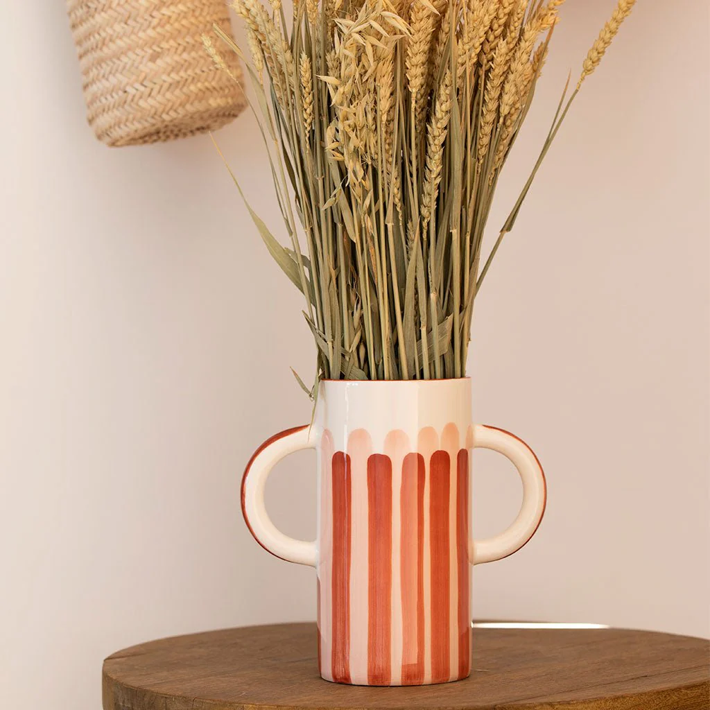 Vase En Céramique Mediterranea - Rayures - Image 3
