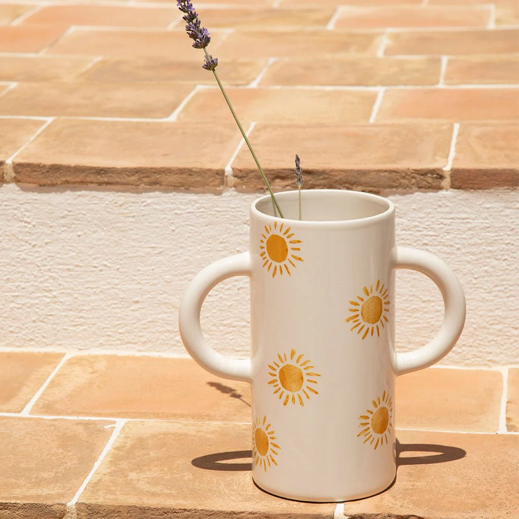 Vase En Céramique Mediterranea - Soleil - Image 2