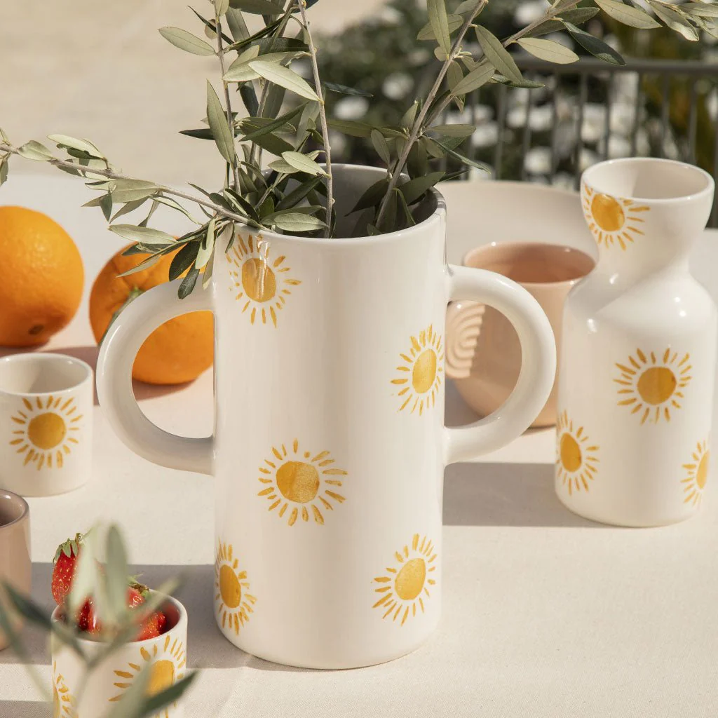 Vase En Céramique Mediterranea - Soleil - Image 4