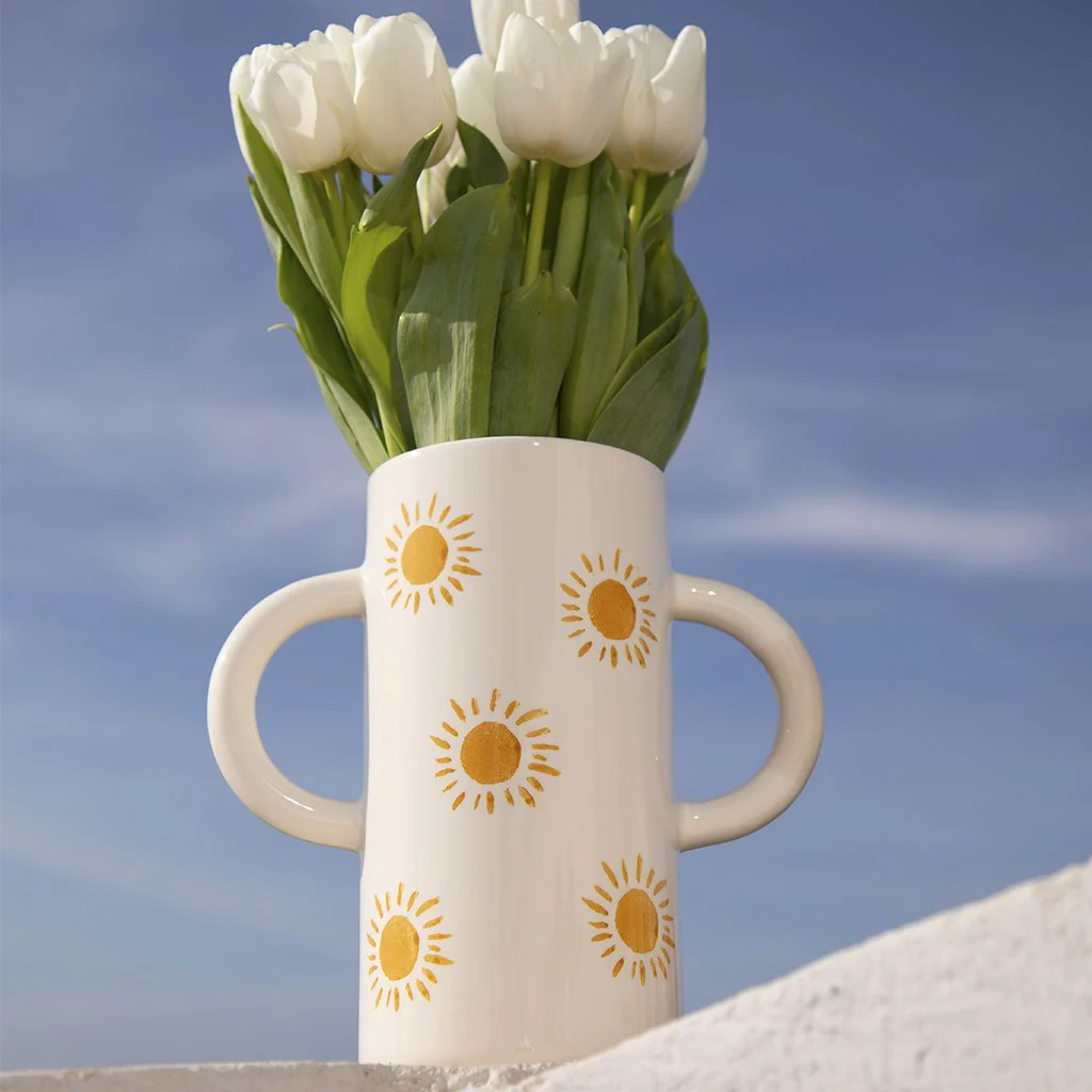 Vase En Céramique Mediterranea - Soleil - Image 5