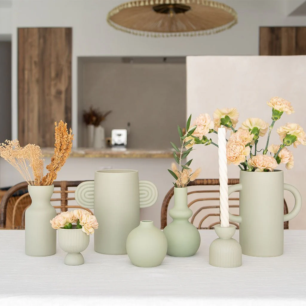Vase En Céramique Mediterranea - Vert - Image 6