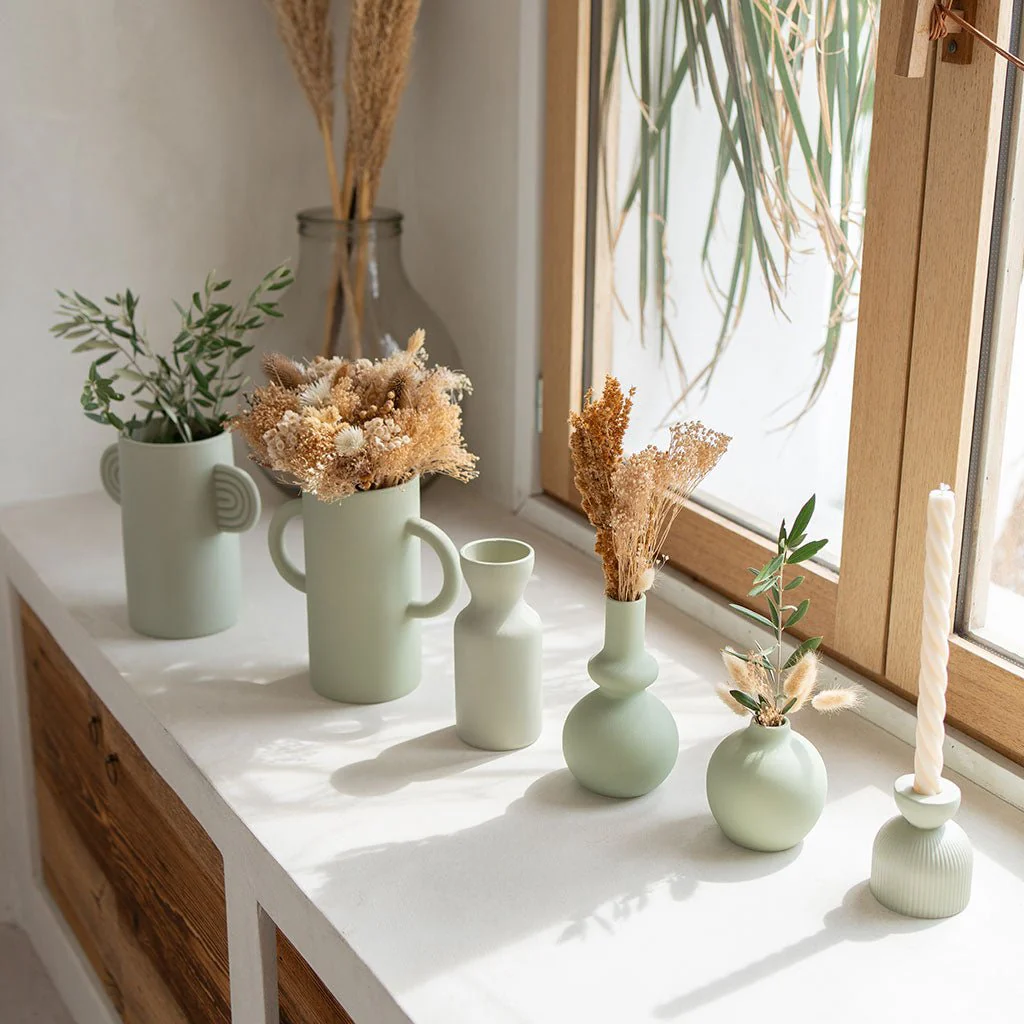 Vase En Céramique Mediterranea - Vert - Image 7