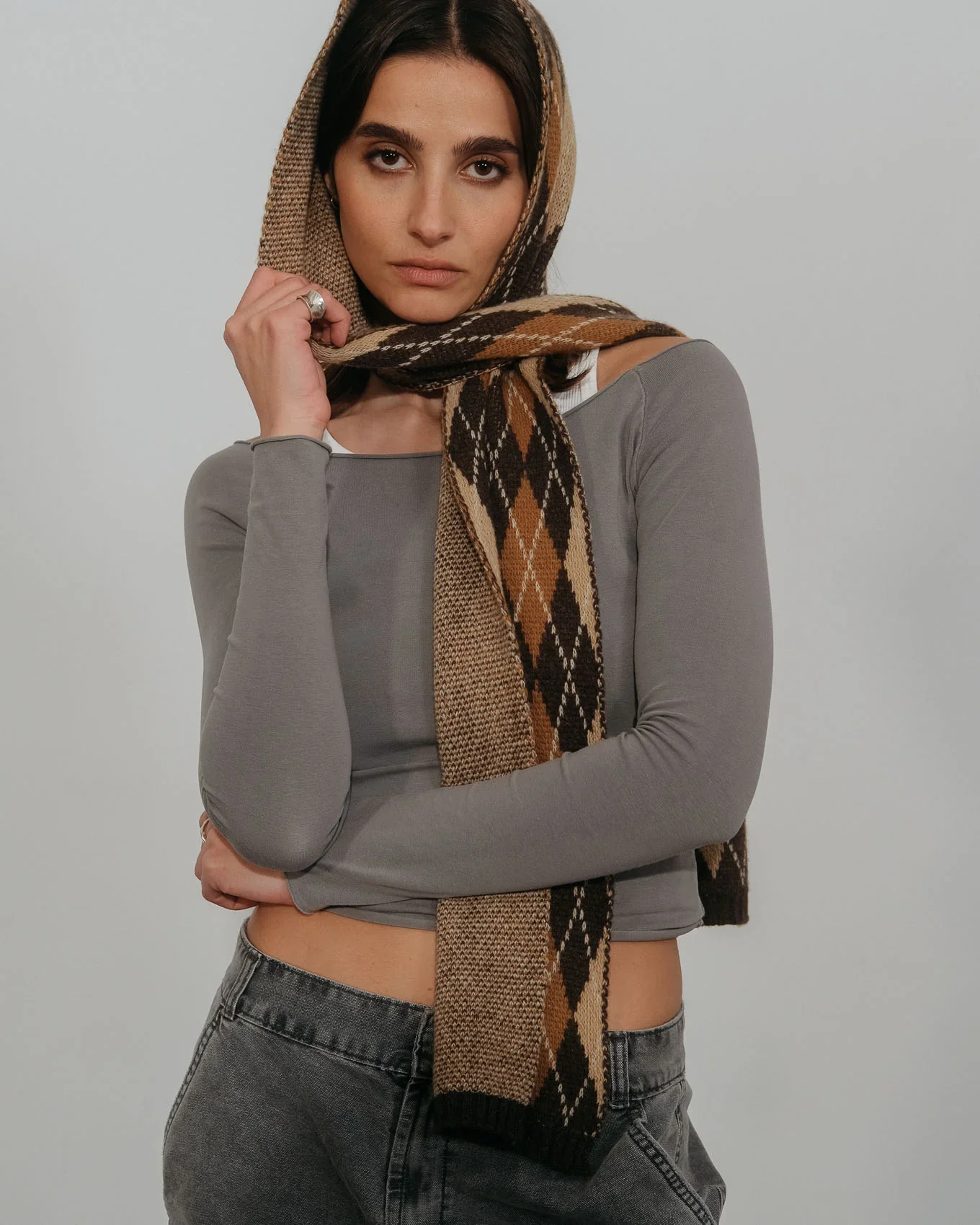 Écharpe Vera - Marron - Image 3