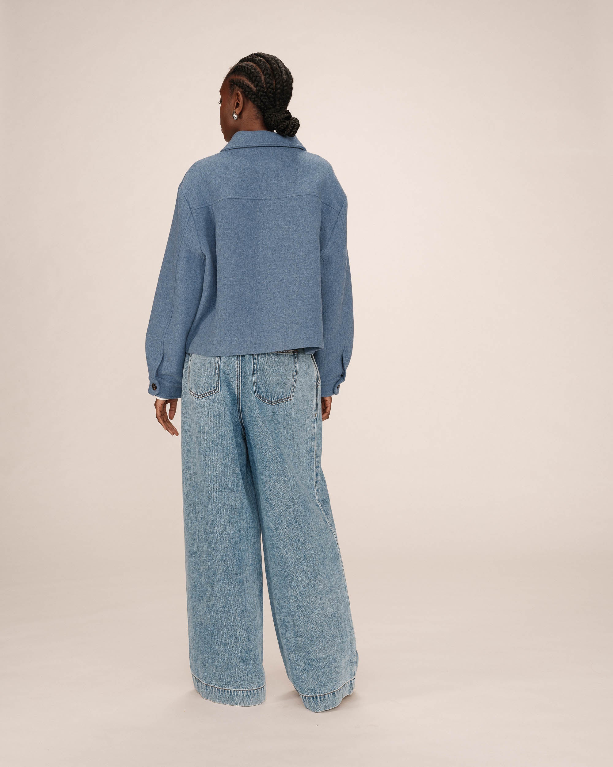Veste Boxy Bleu Denim Novembre - Image 6