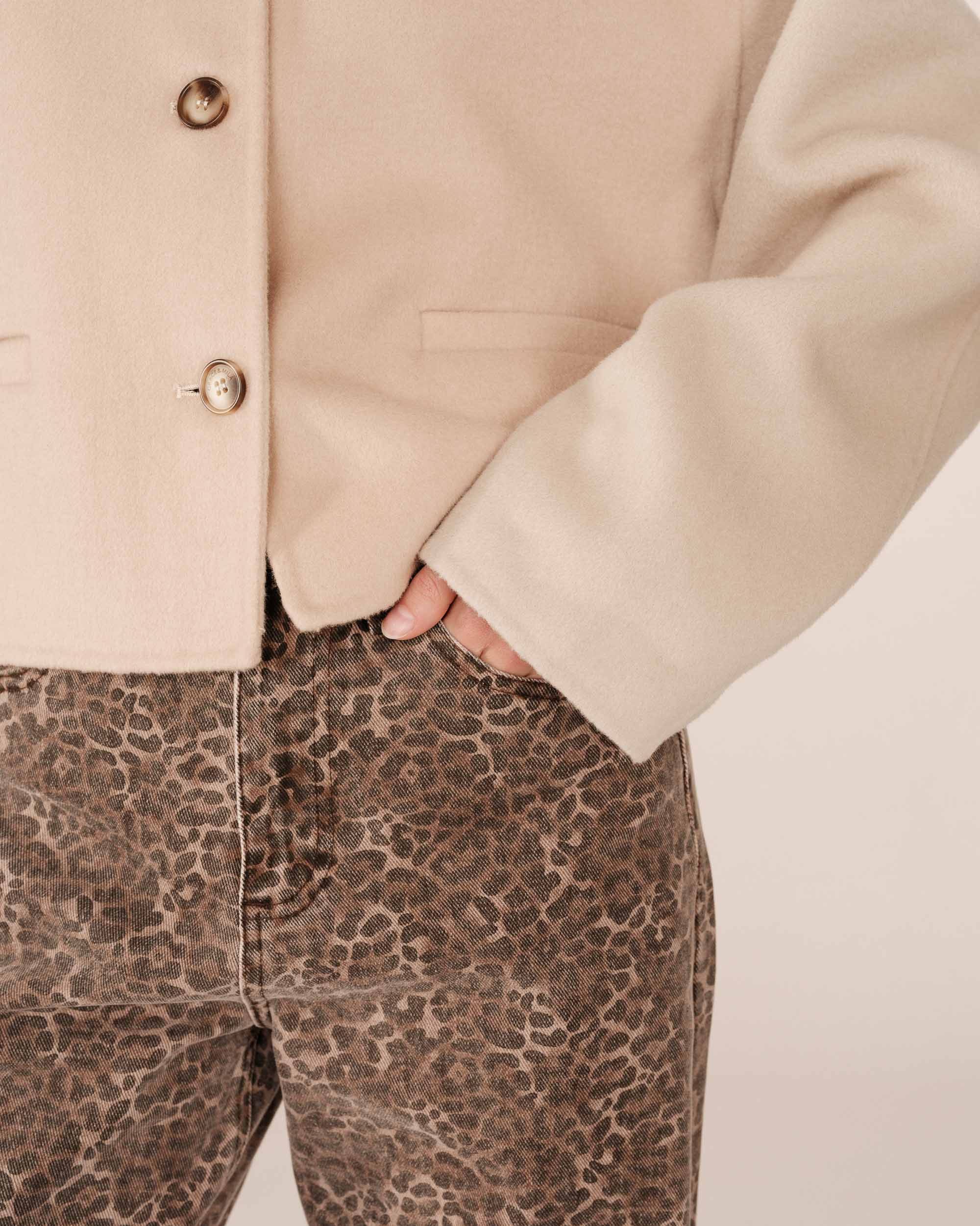 Veste Boxy Greige Stomy - Image 4