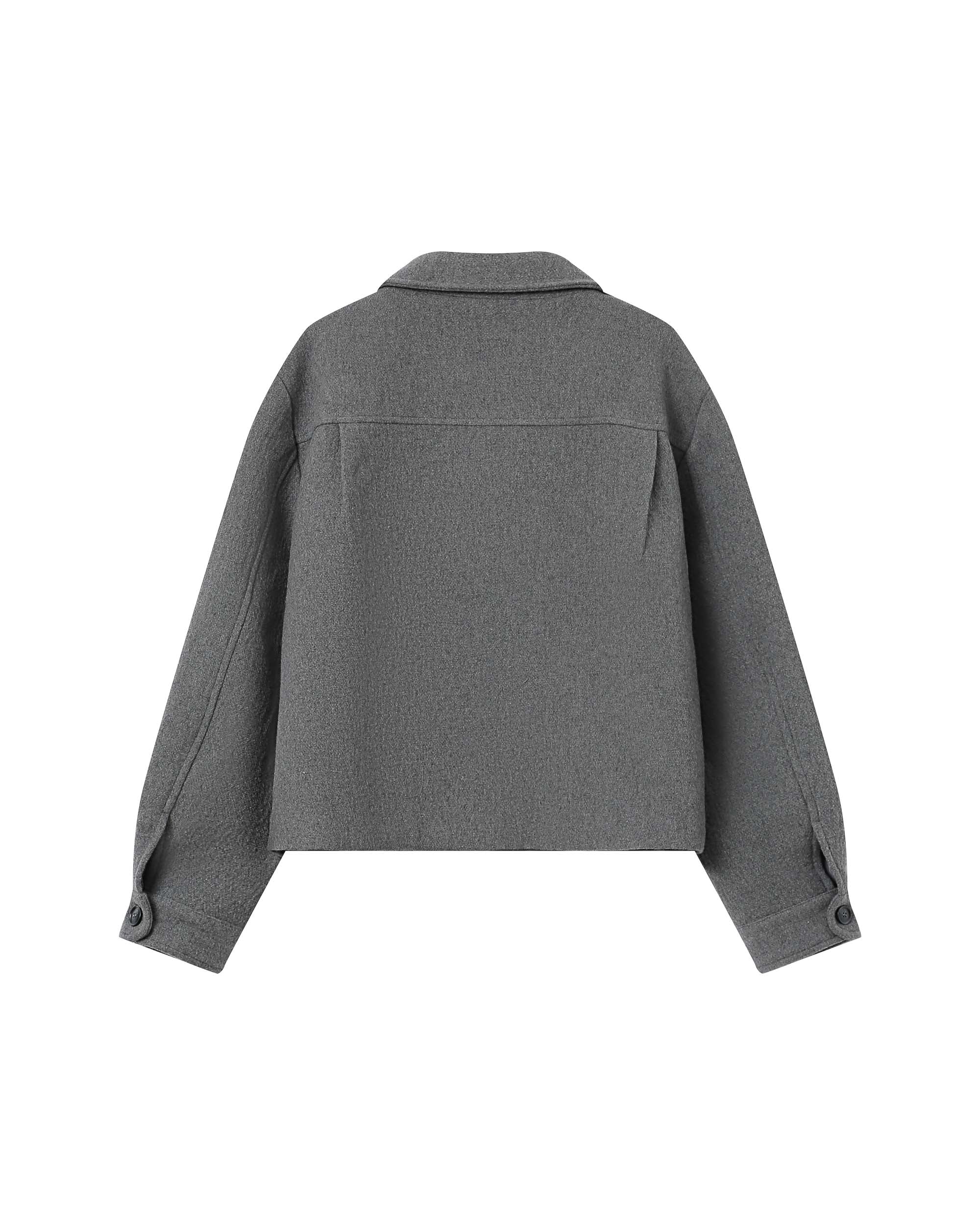 Veste Boxy Gris Novembre - Image 8