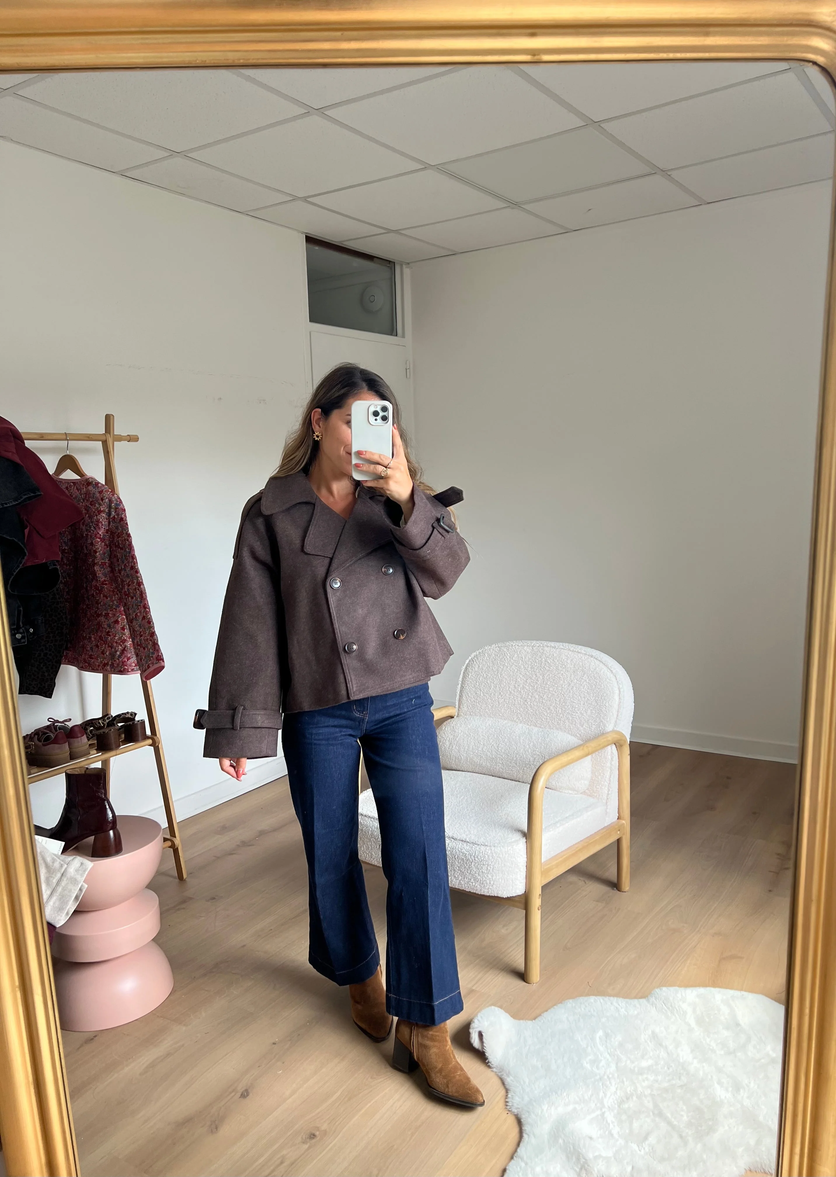 Veste Chaude Lise Chocolat - Image 3