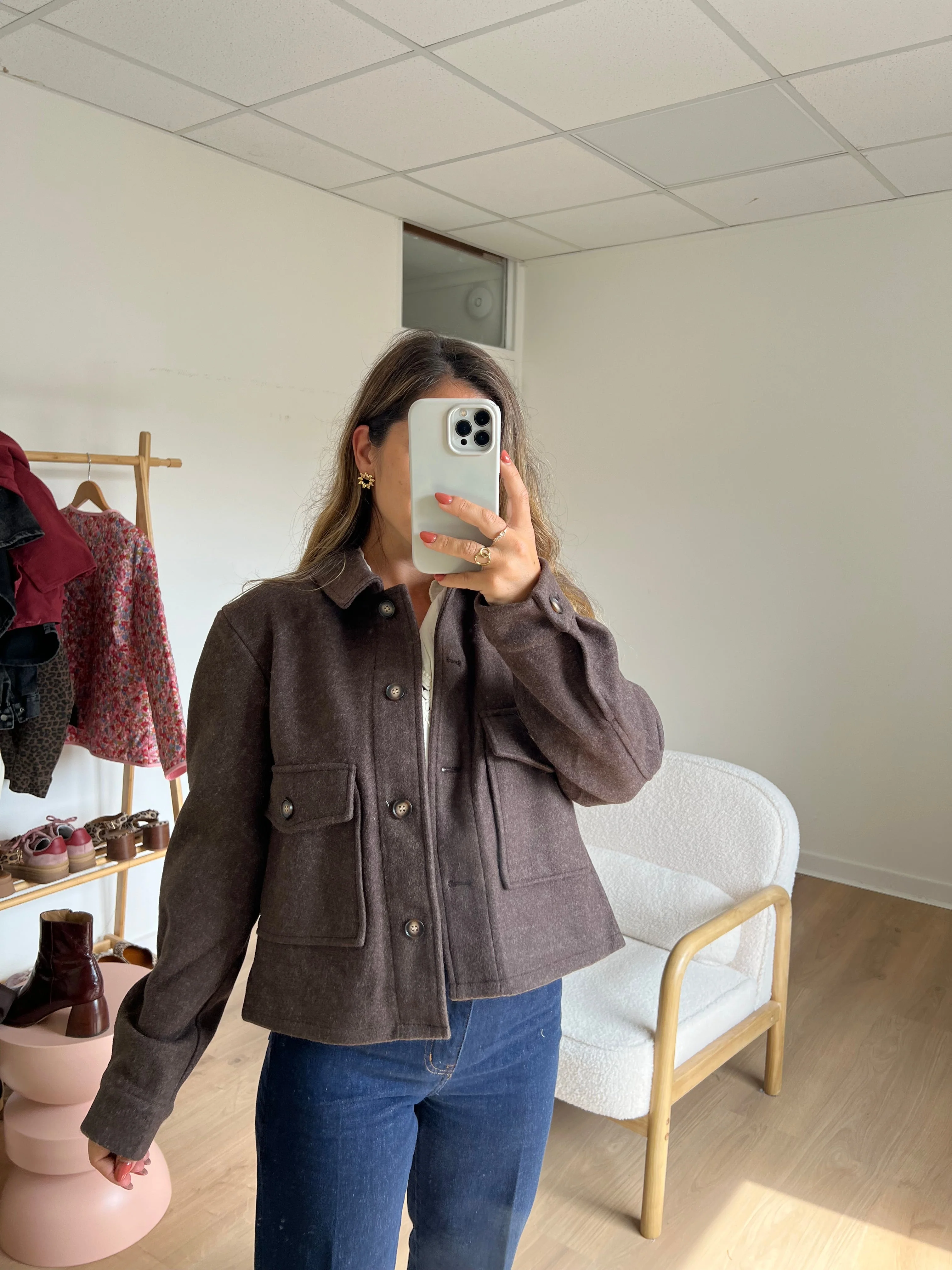 Veste Chaude Max Chocolat - Image 2