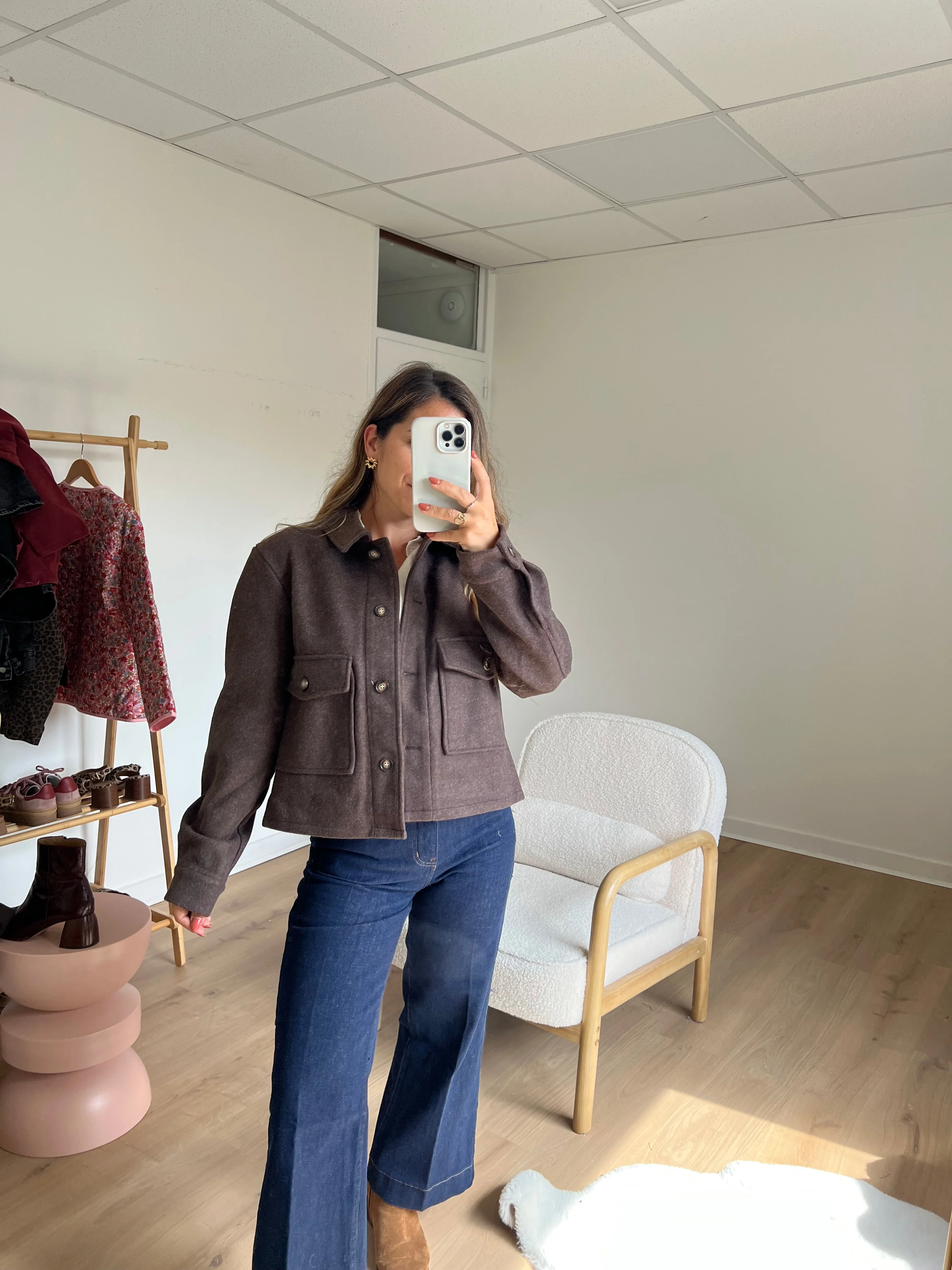 Veste Chaude Max Chocolat - Image 4
