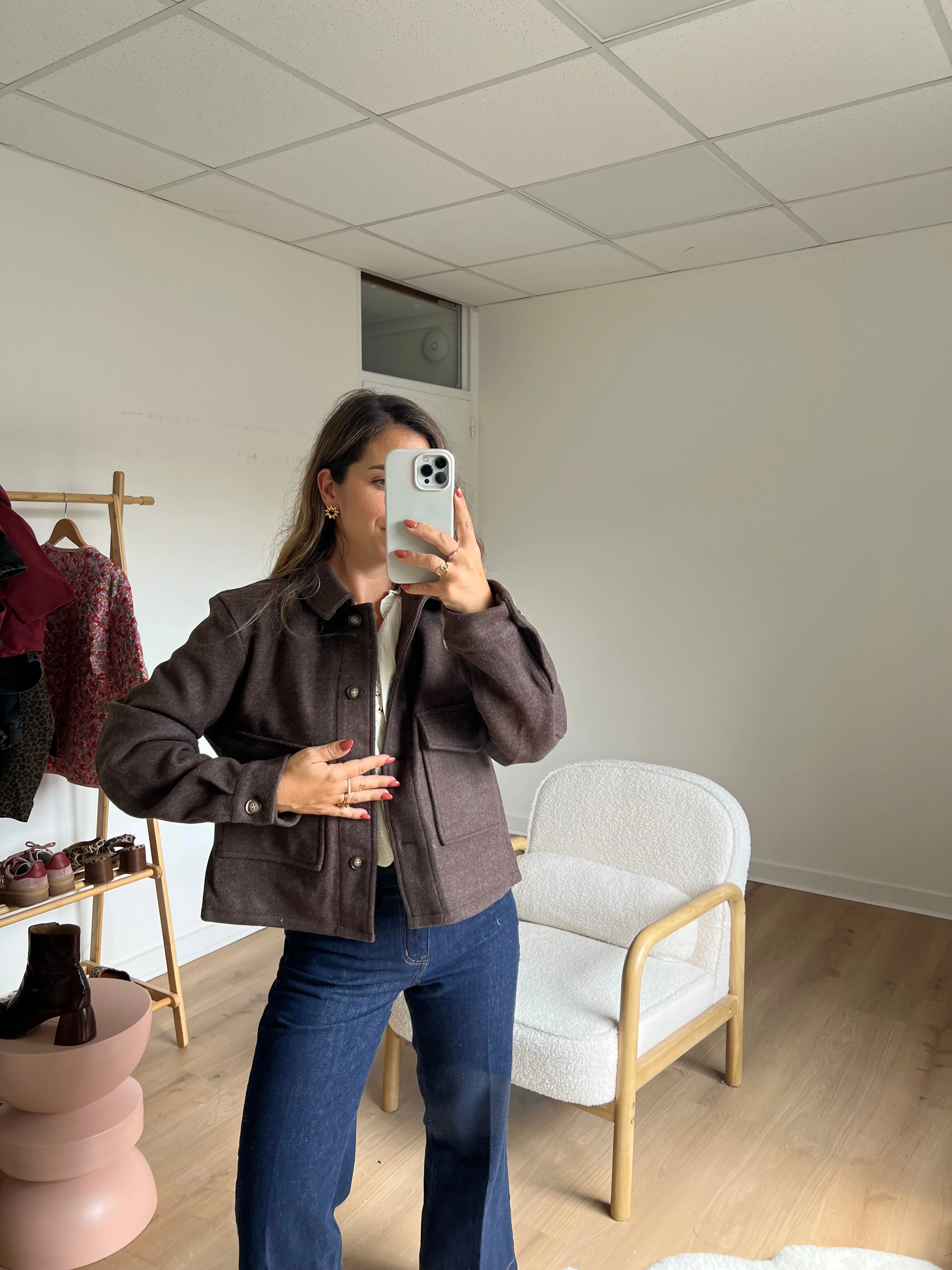 Veste Chaude Max Chocolat - Image 8