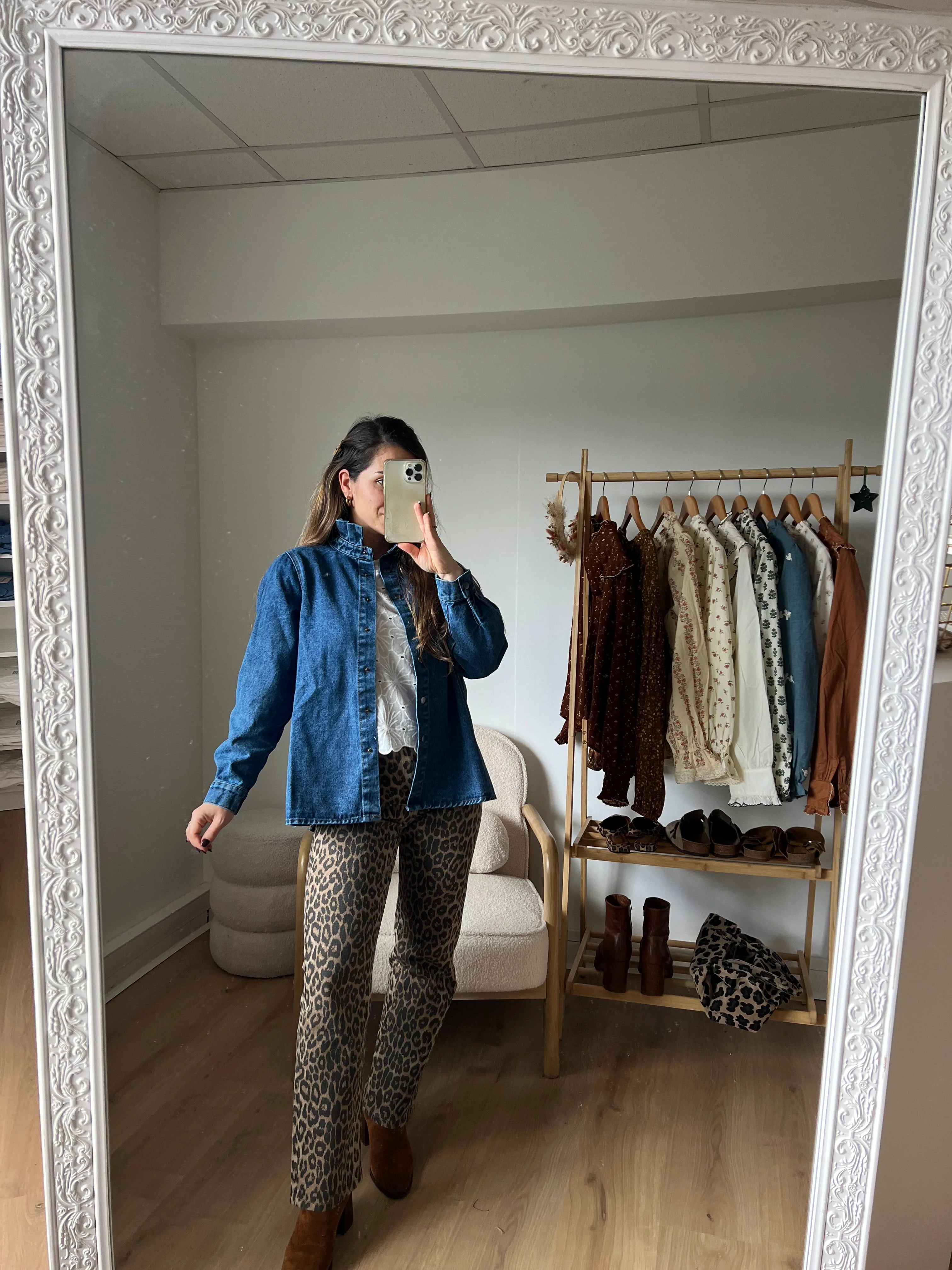 Veste En Jean Céleste - Image 10