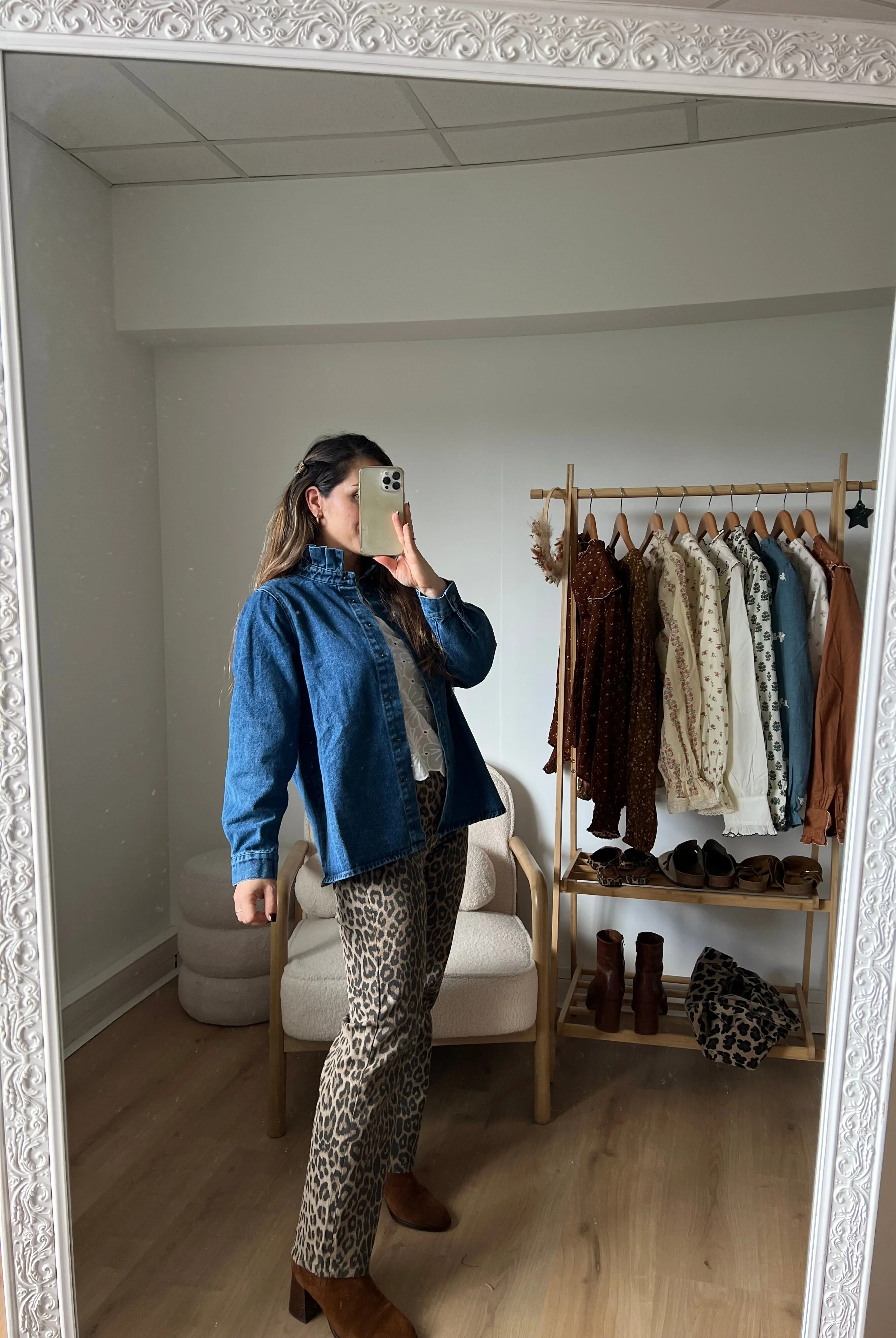 Veste En Jean Céleste - Image 11