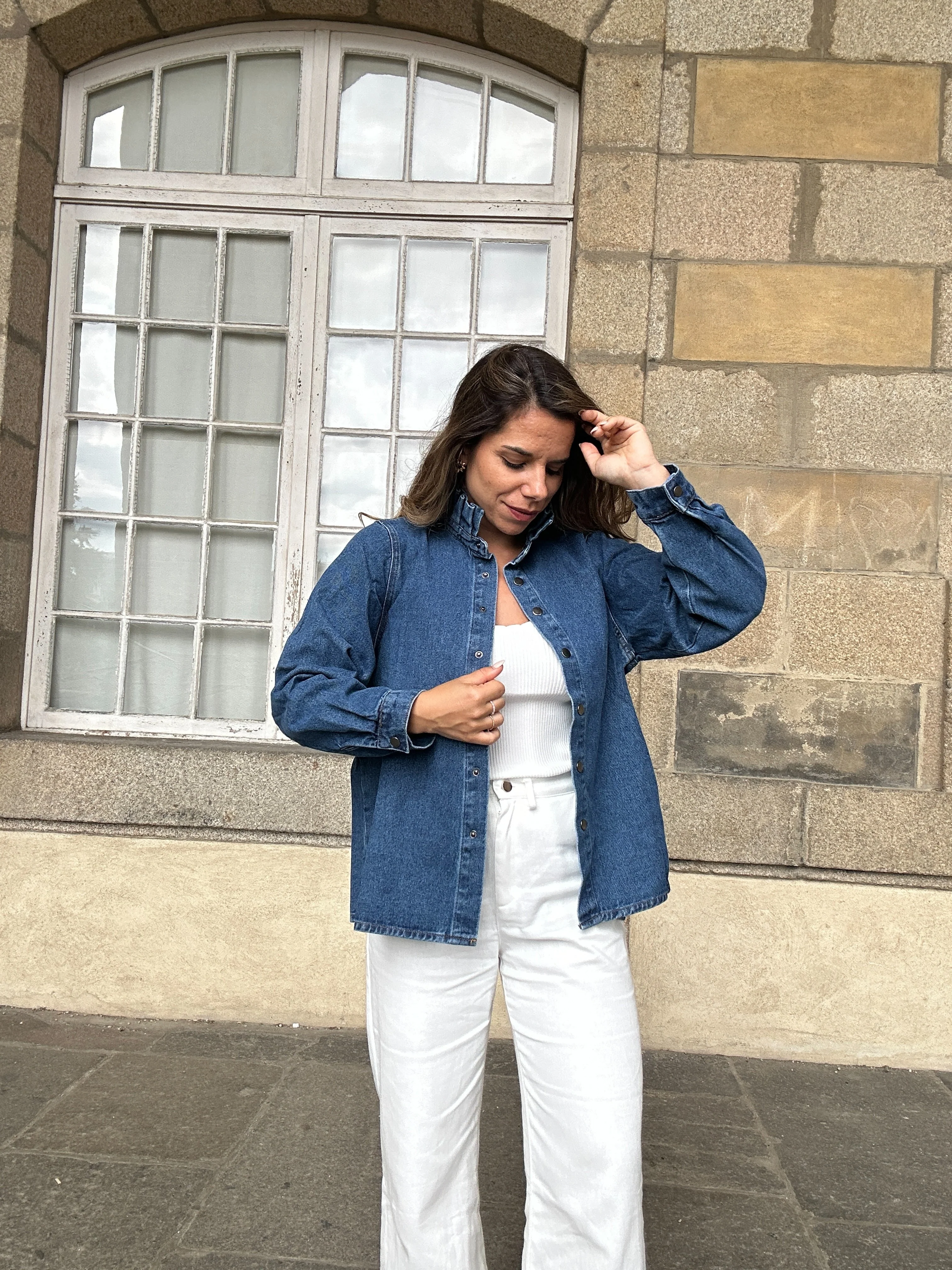 Veste En Jean Céleste - Image 4