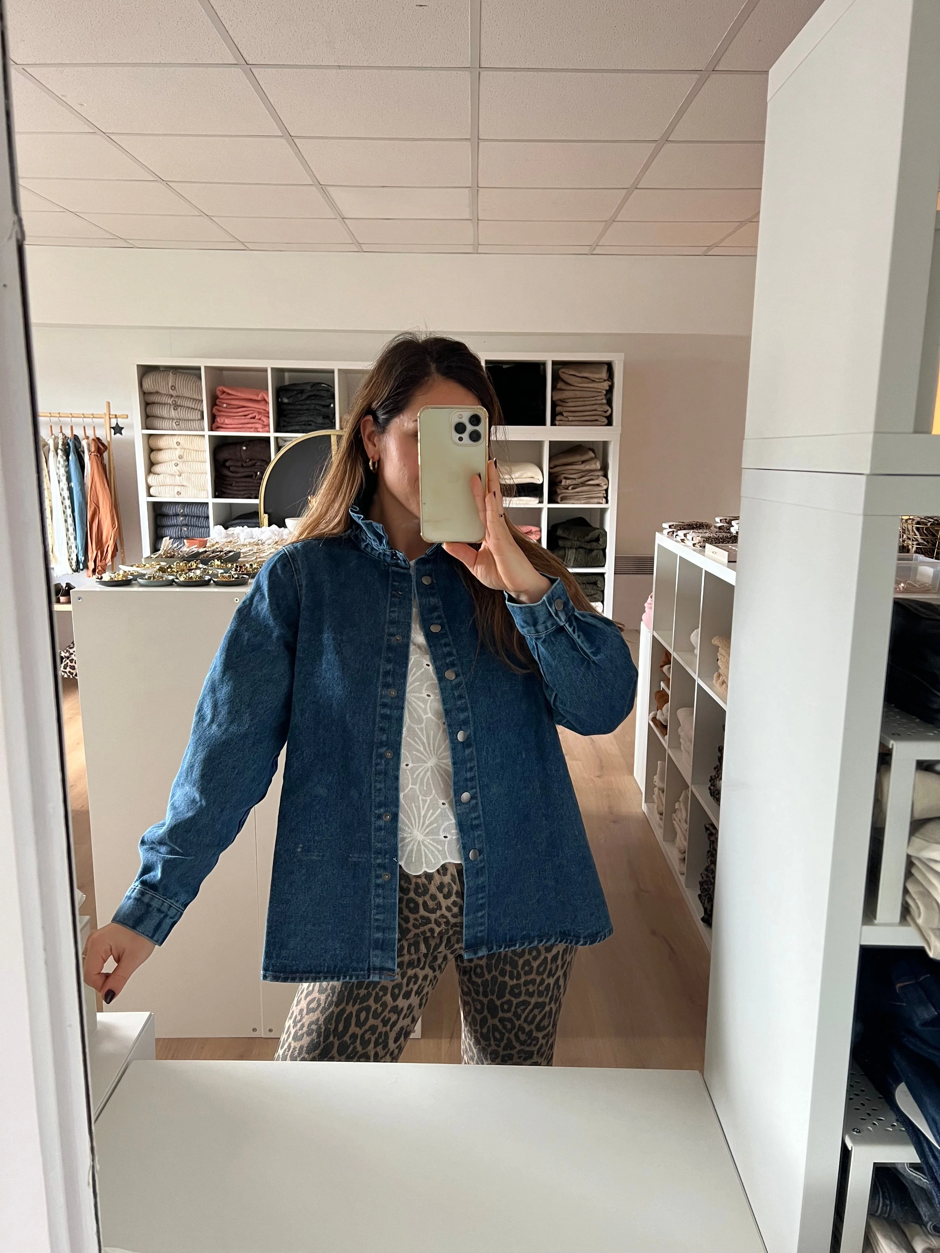 Veste En Jean Céleste - Image 9