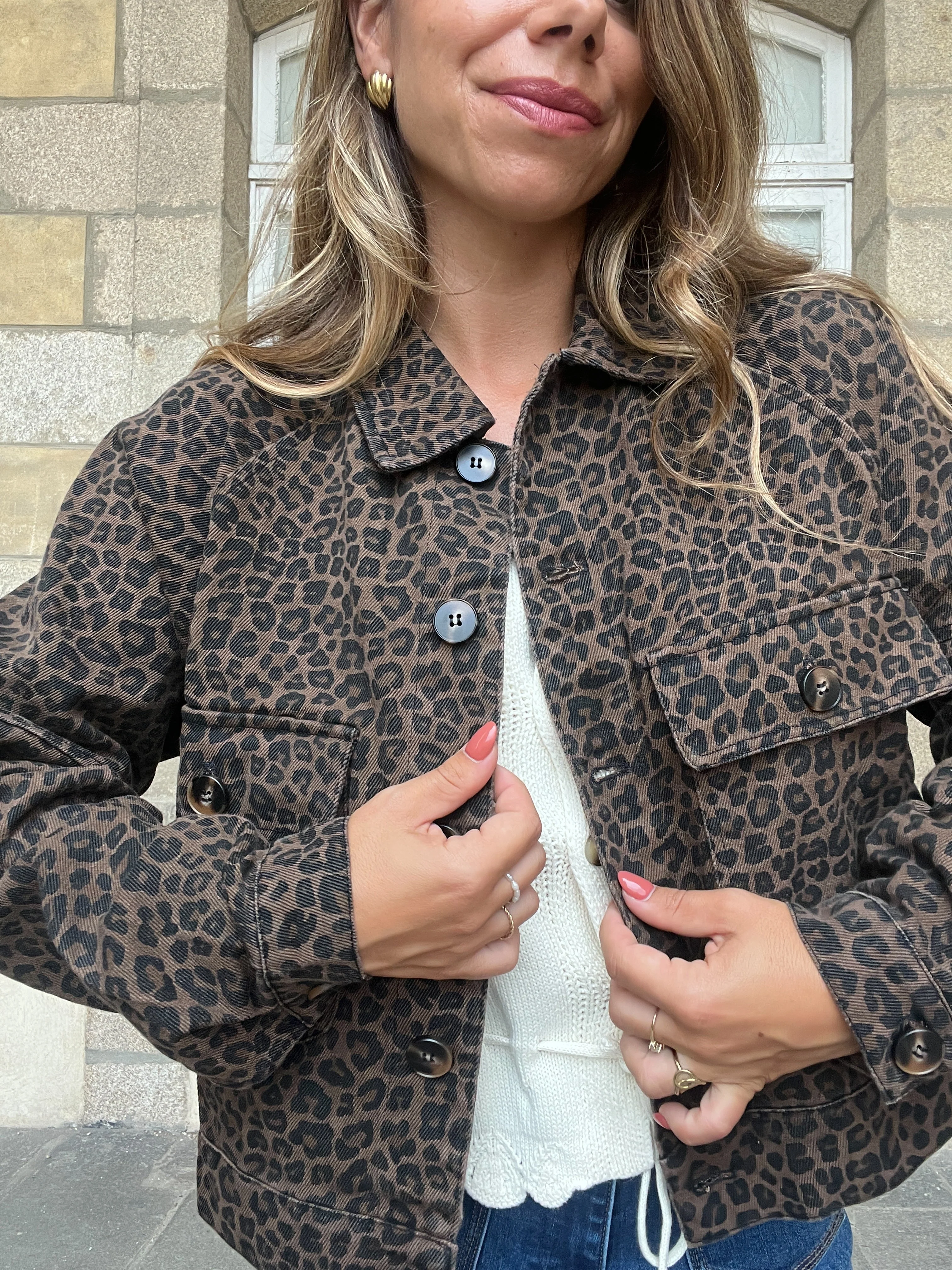 Veste Léopard Marron Alix - Image 6