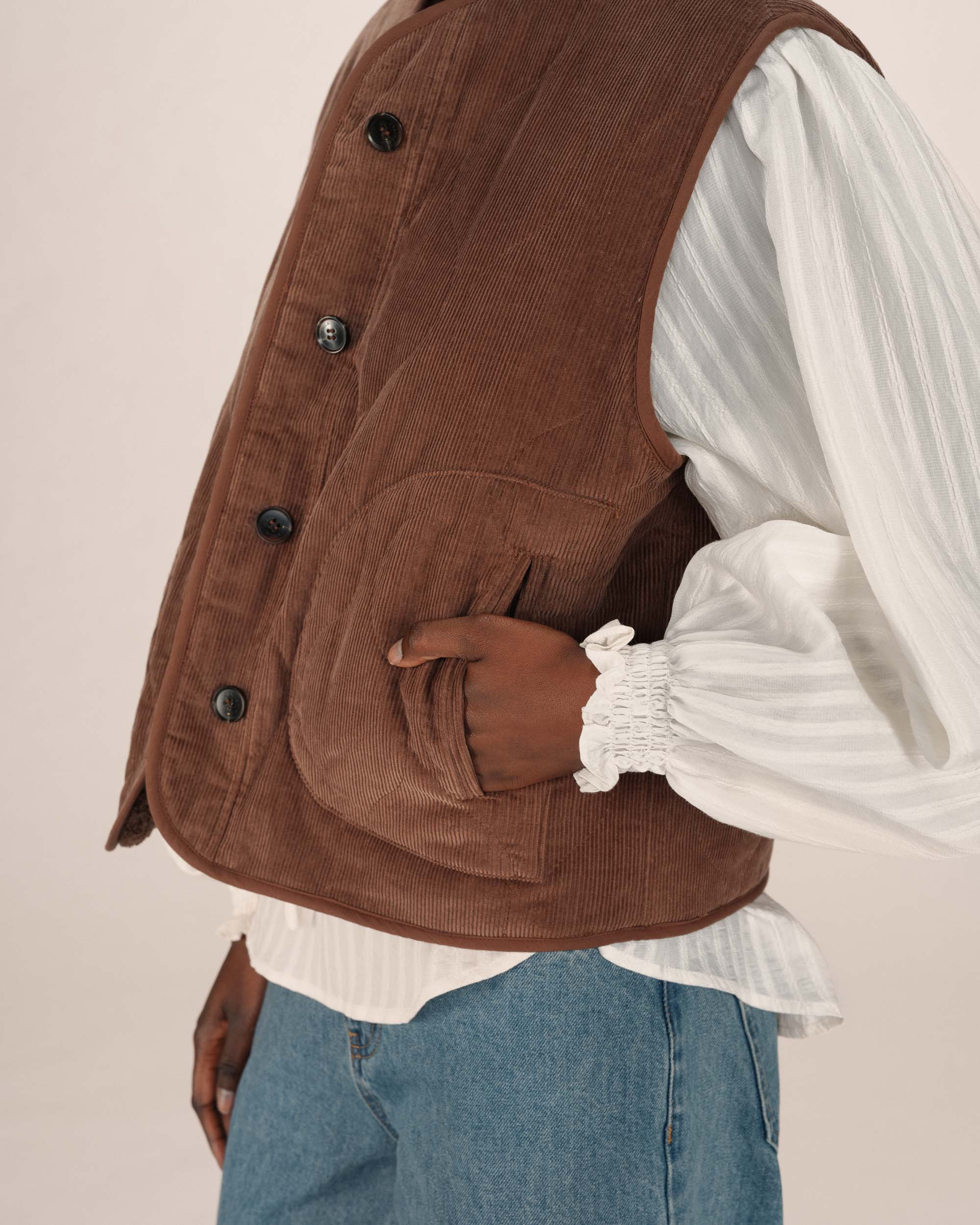 Veste Matelassée Chocolat Seth - Image 2