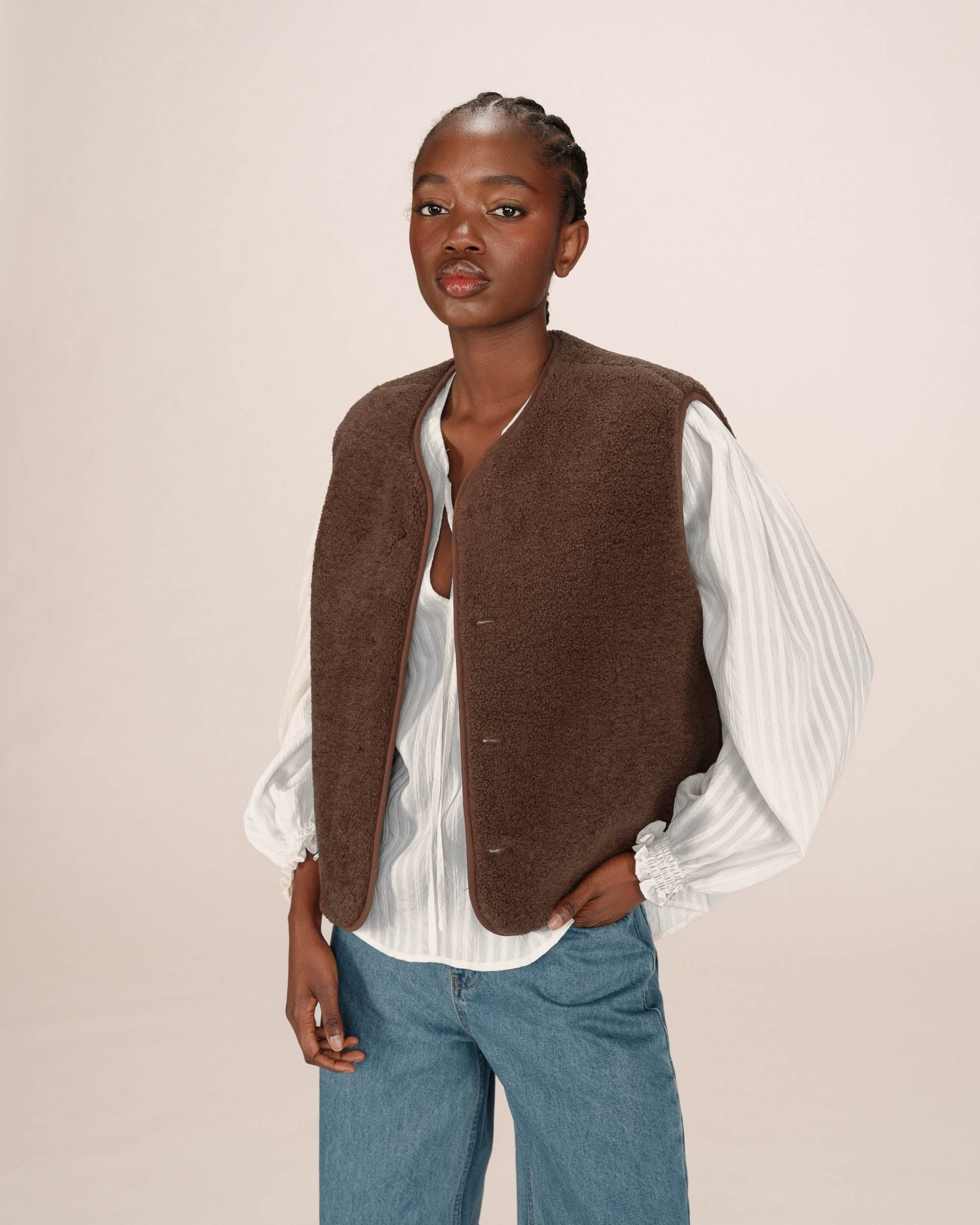 Veste Matelassée Chocolat Seth - Image 5
