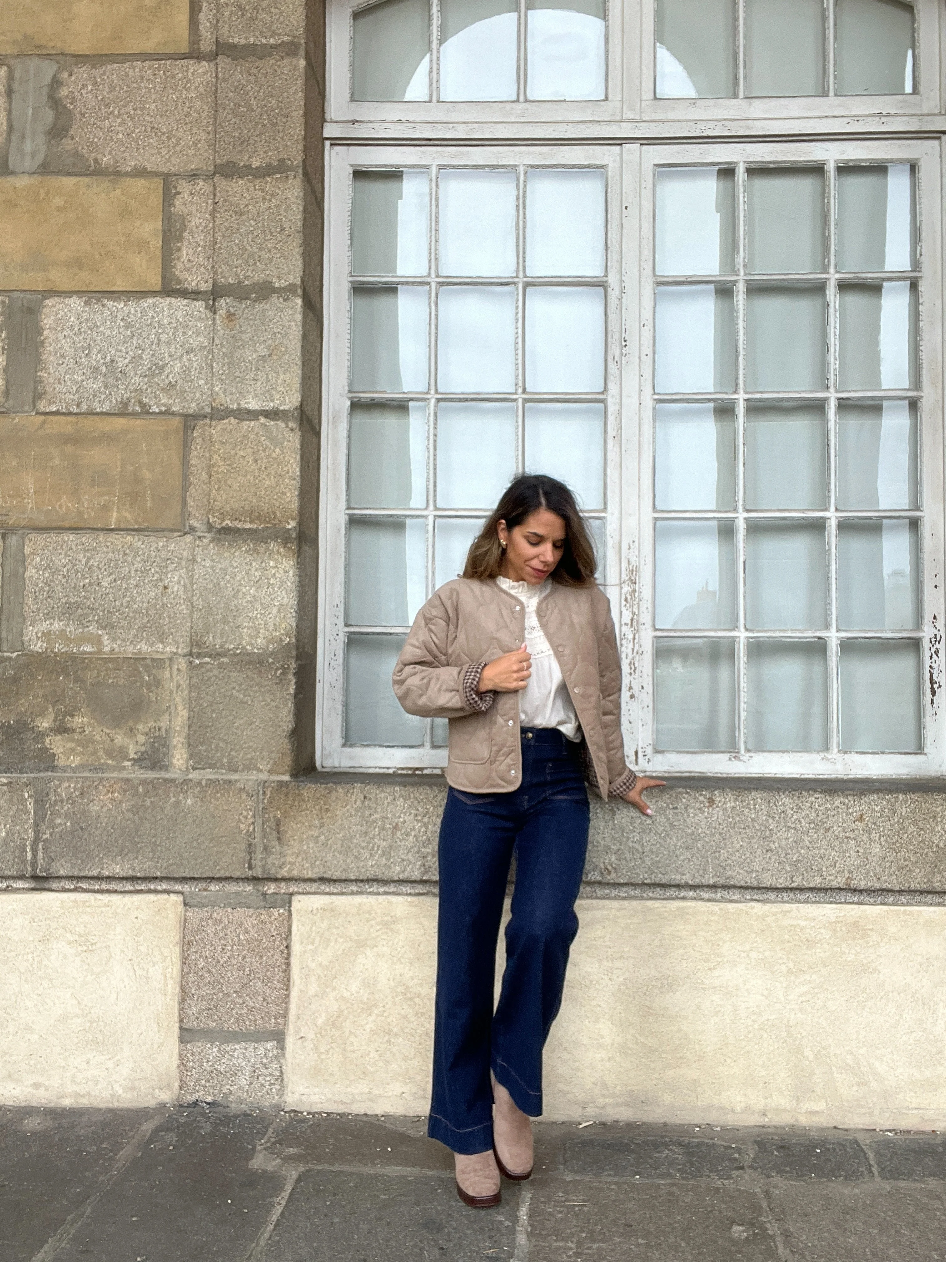 Veste Matelassée Marron Clara - Image 3