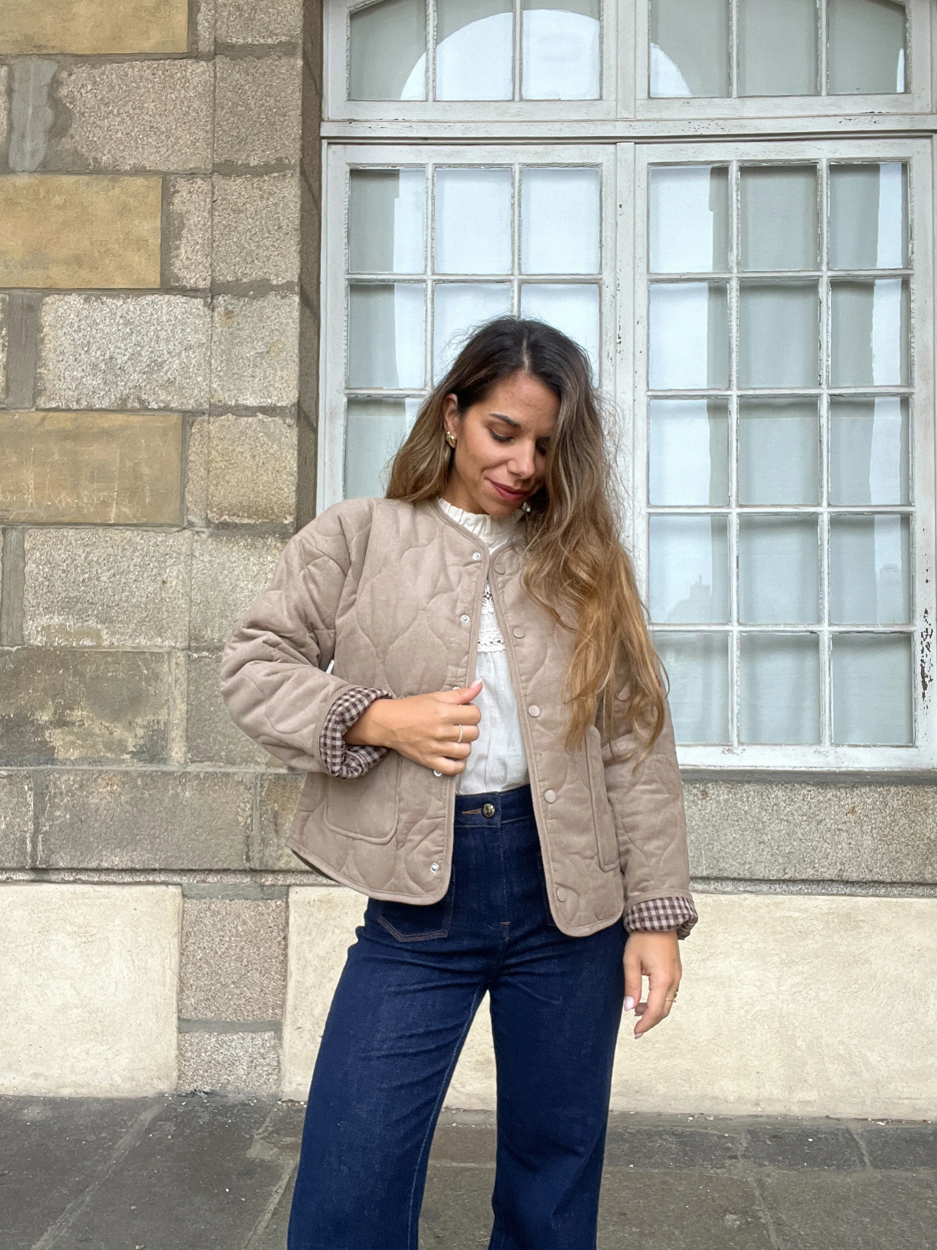 Veste Matelassée Marron Clara - Image 5