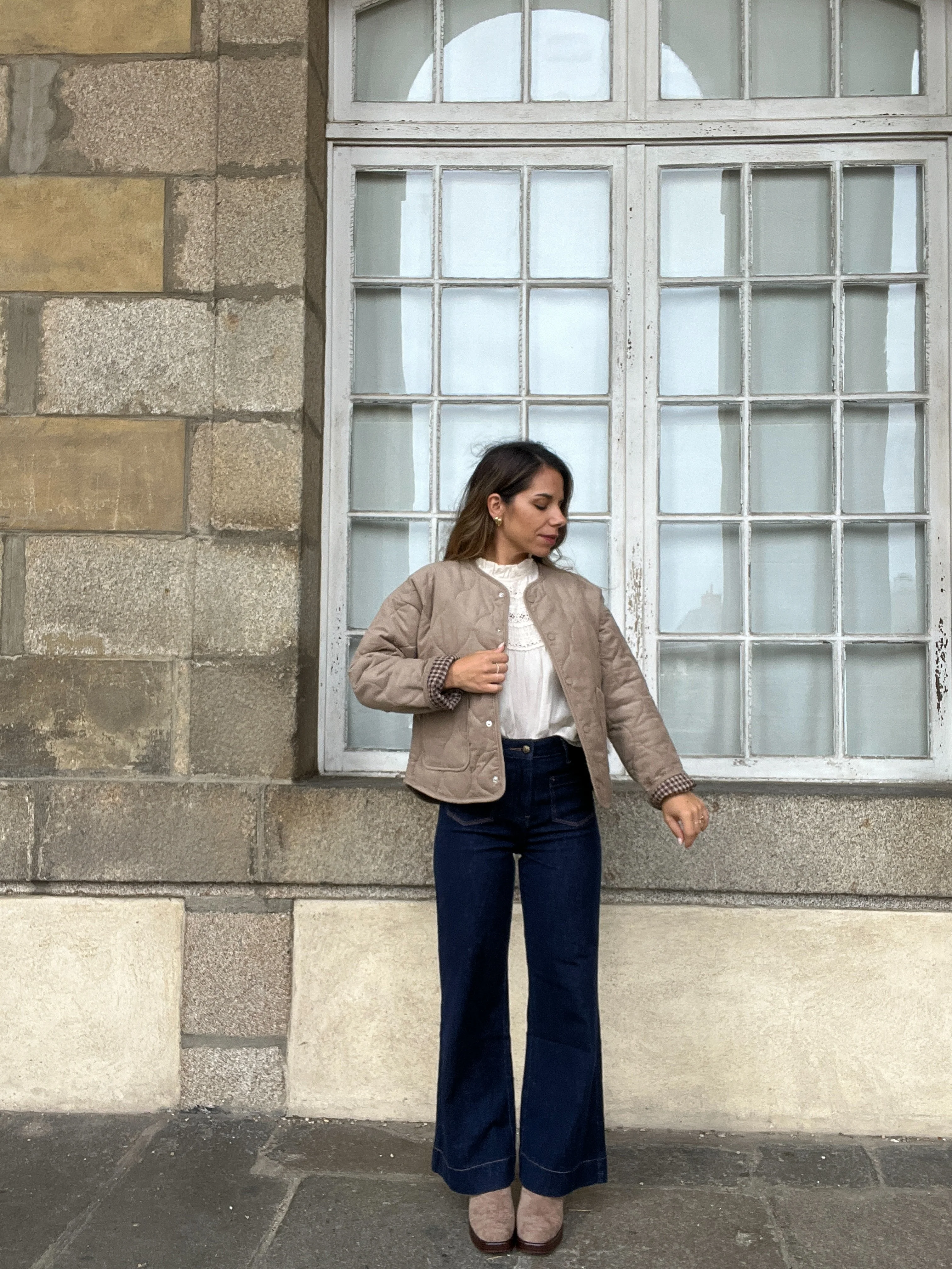 Veste Matelassée Marron Clara - Image 7