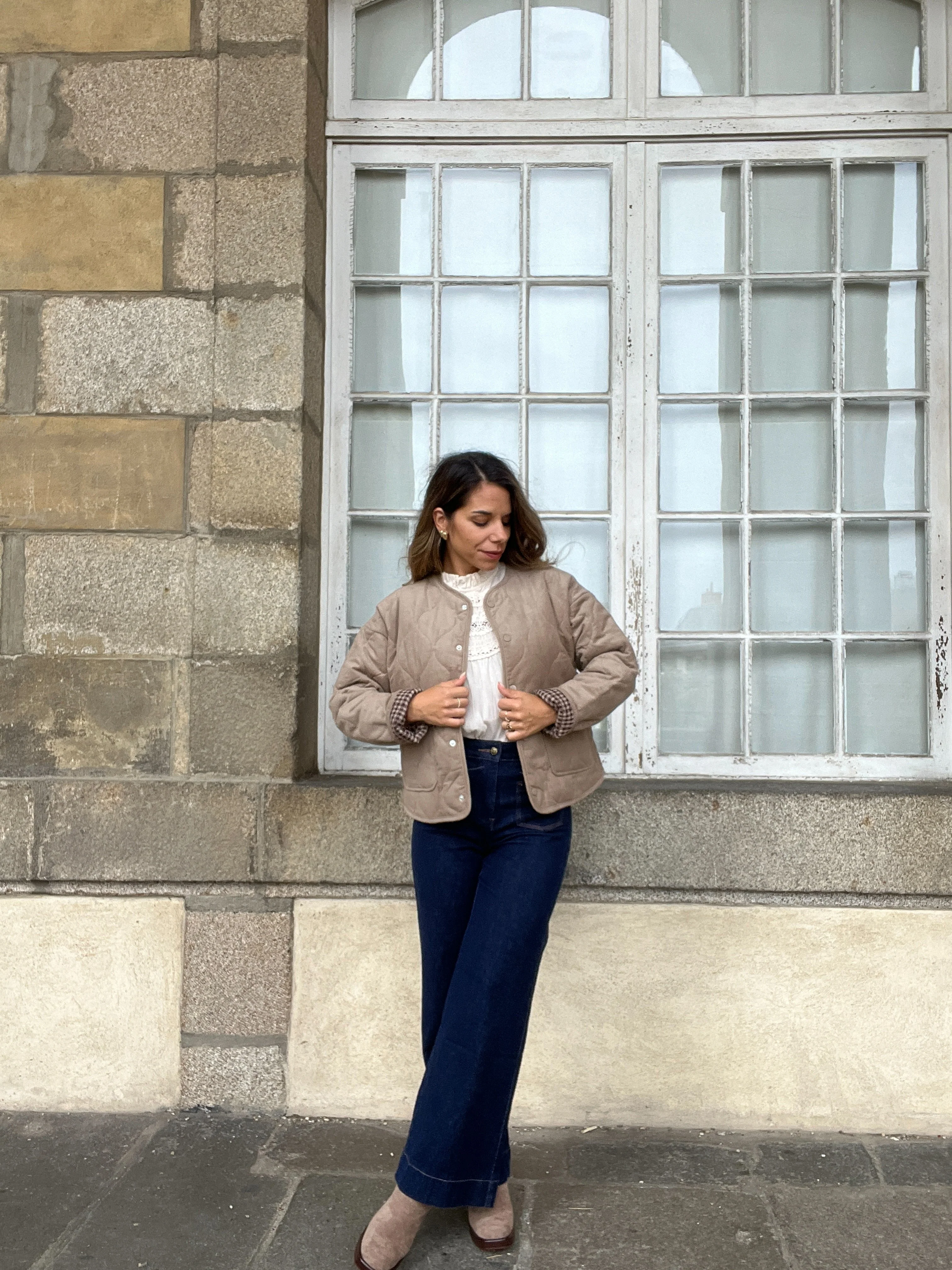 Veste Matelassée Marron Clara - Image 8