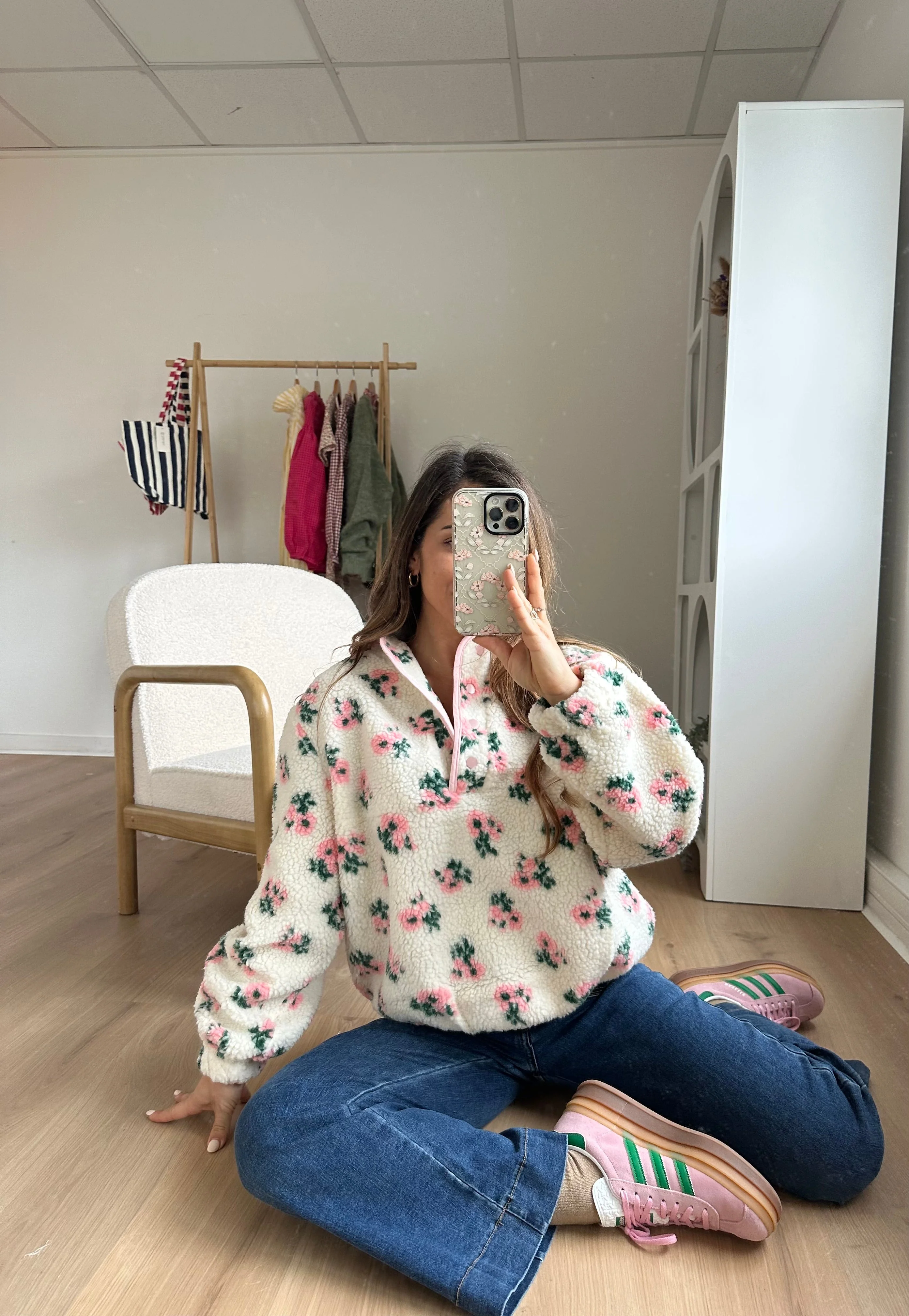 Veste Moumoute Fleurie Lisa - Image 2