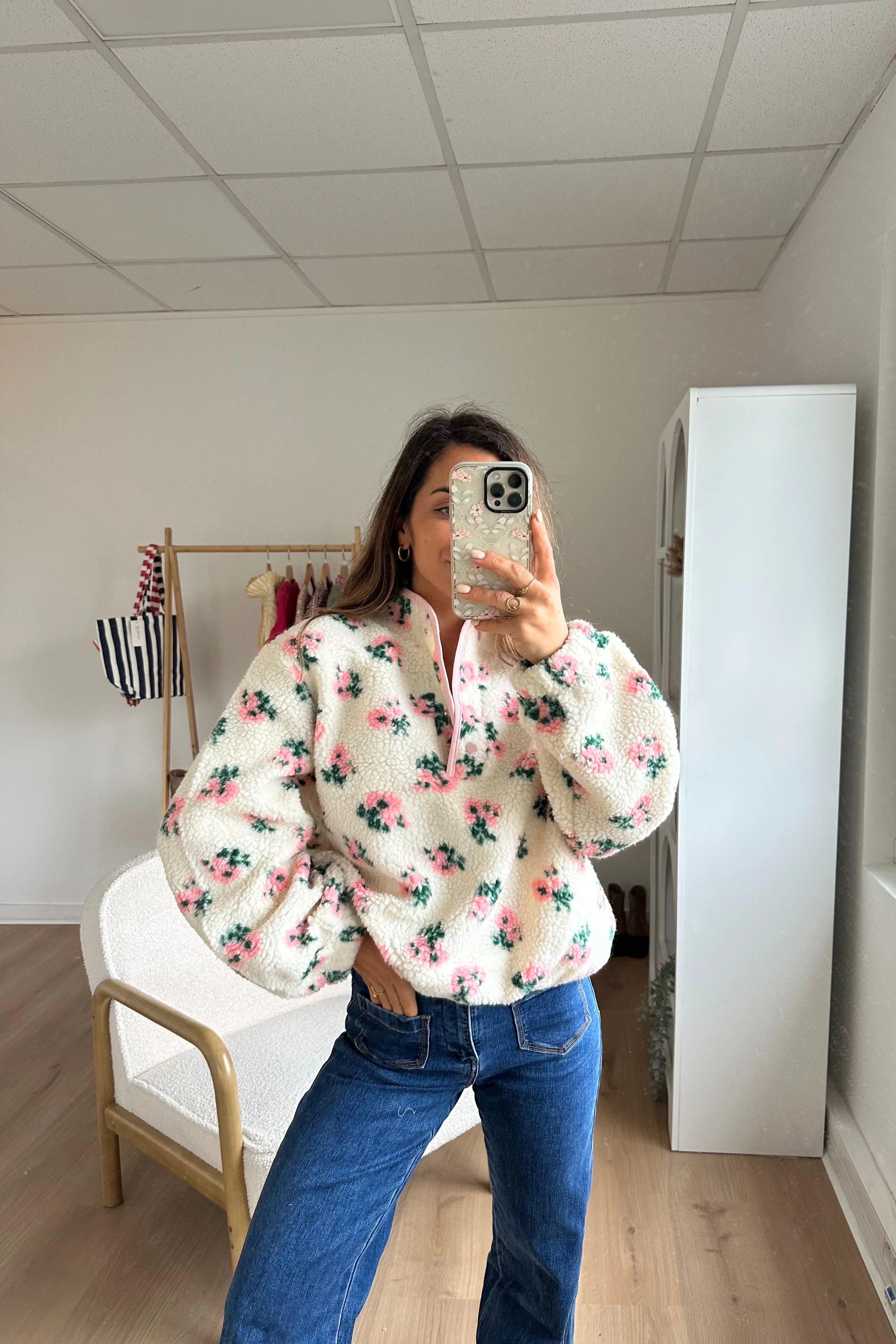 Veste Moumoute Fleurie Lisa - Image 4