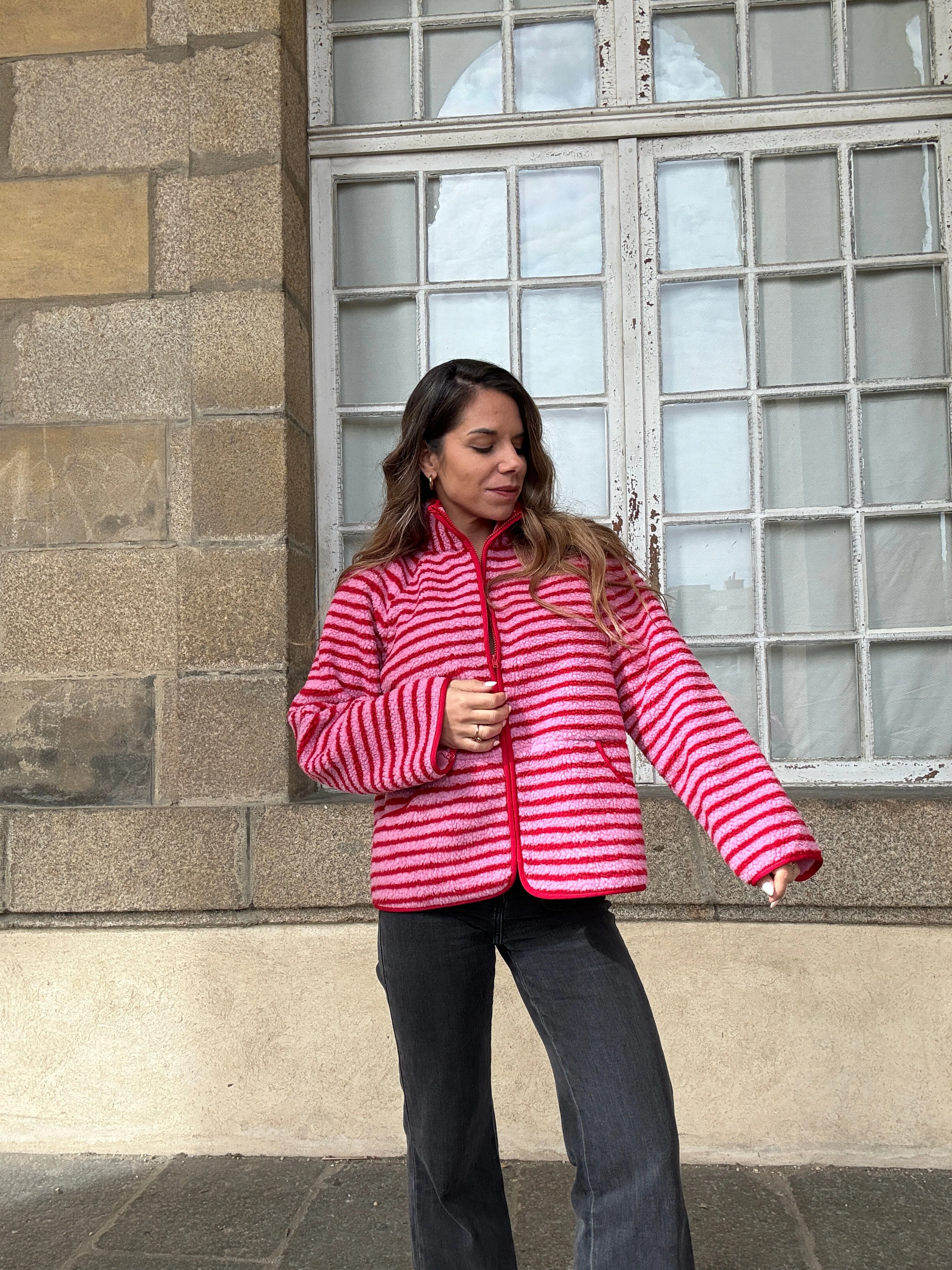Veste Polaire Rayée Carmen - Image 10