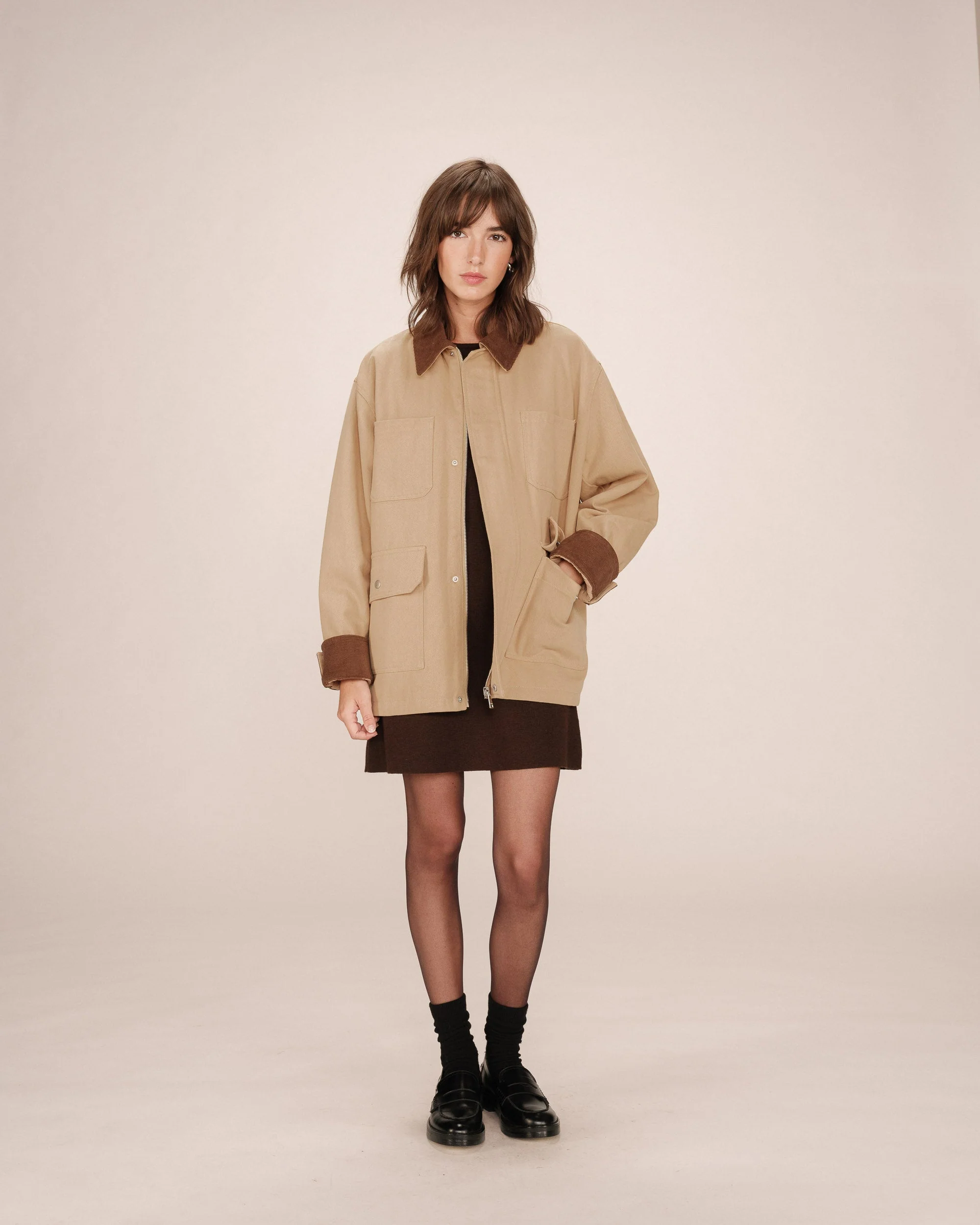 Veste Utilitaire Sable Soraya - Image 3